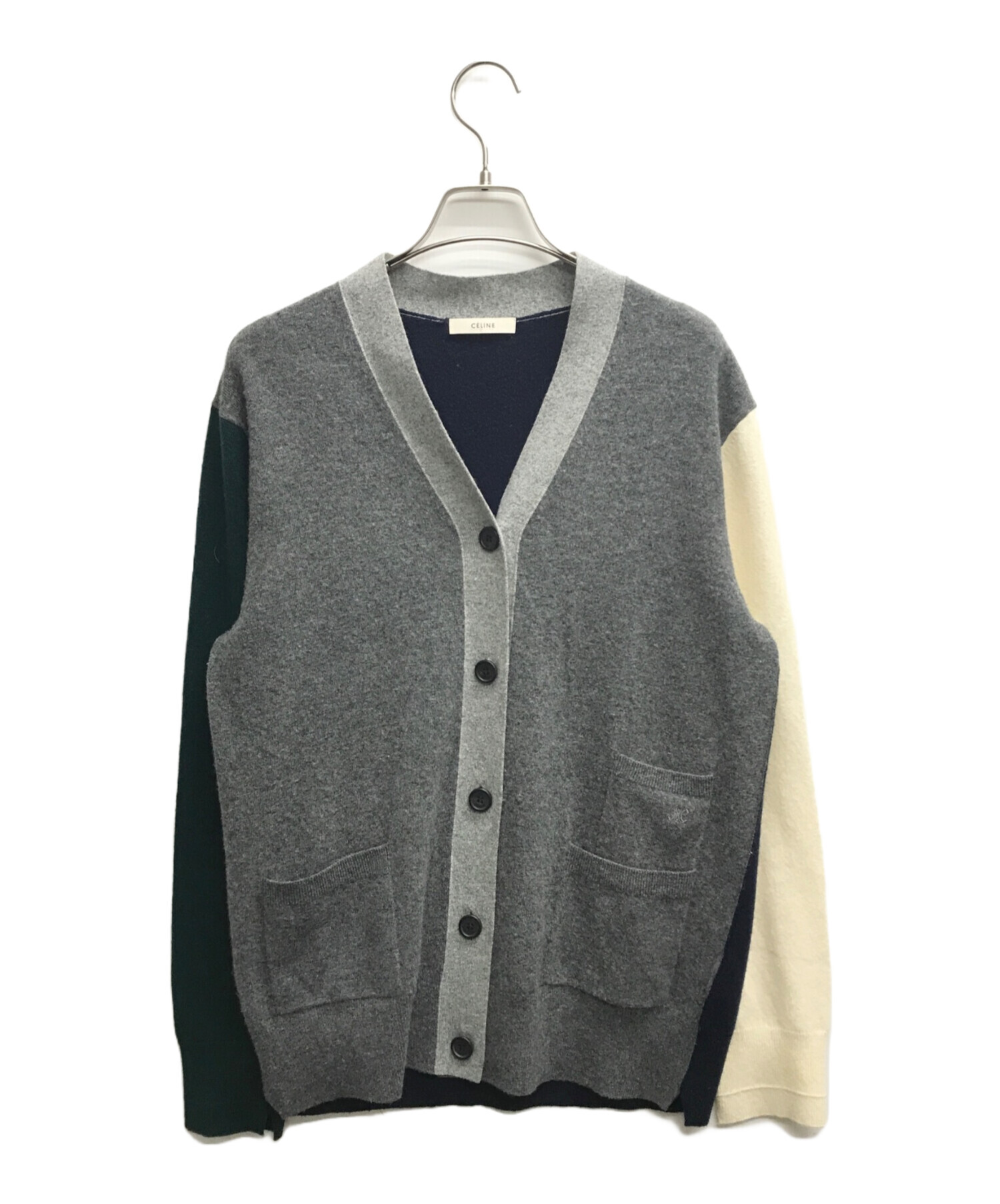 中古・古着通販】CELINE (セリーヌ) クレイジーVネックカーディガン