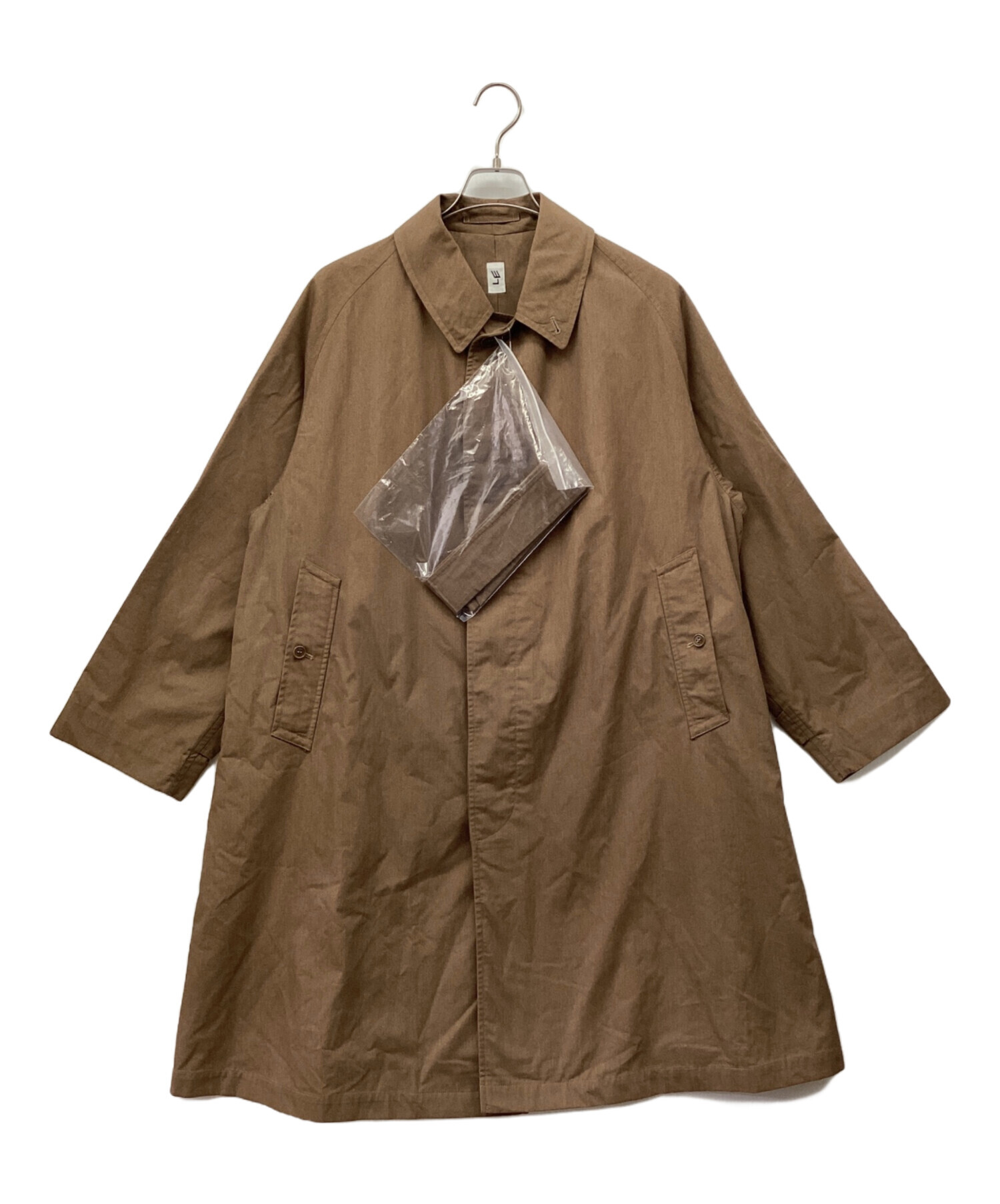 LE / エルイー　C/Pギャバ バルカラーコート　ベージュ系　サイズ1 中古・古着通販】LE (エルイー) T/Cバルカラーコート ベージュ サイズ