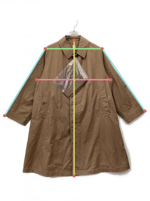 中古・古着通販】LE (エルイー) T/Cバルカラーコート ベージュ サイズ