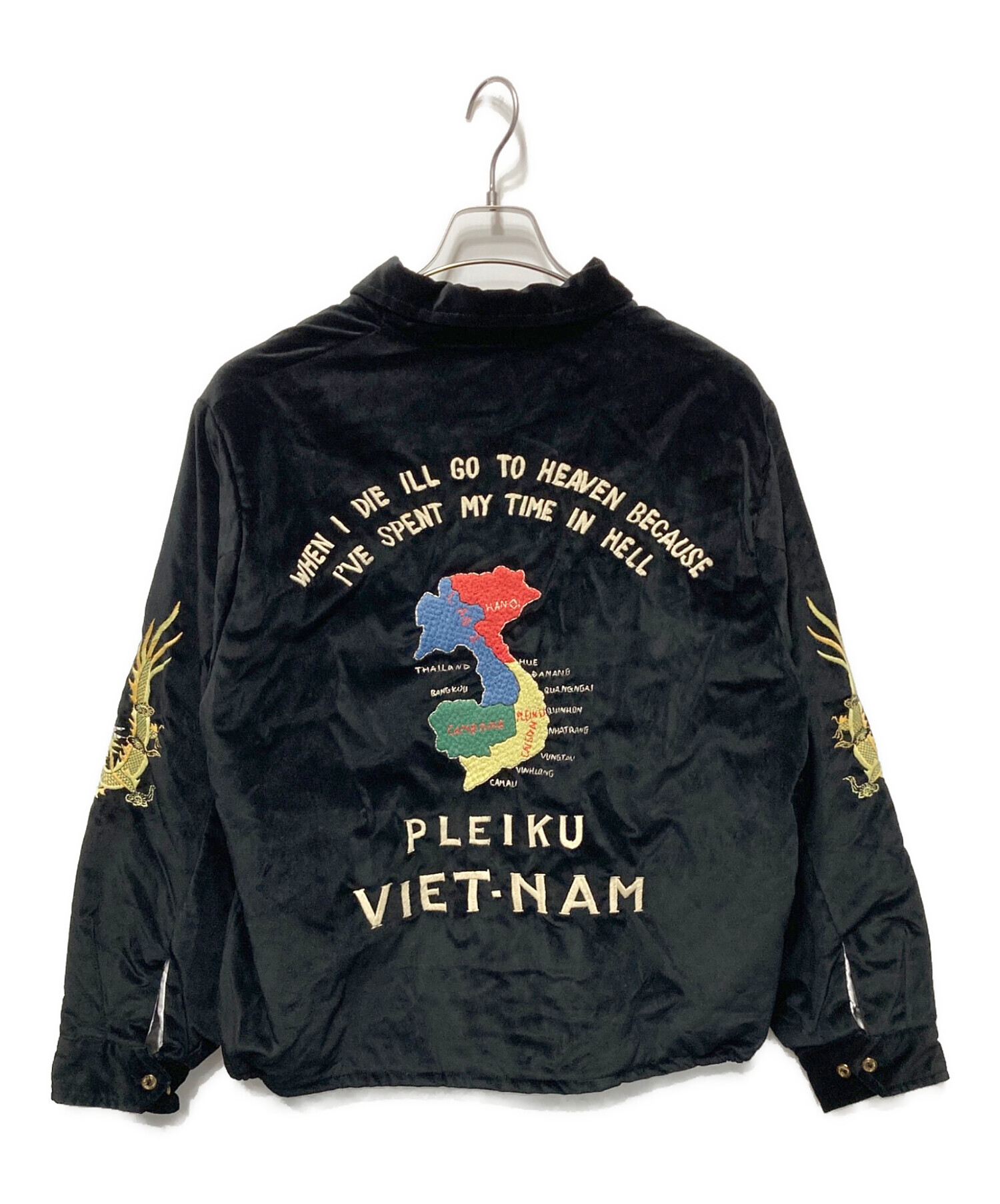 中古・古着通販】gold (ゴールド) VELVETEEN PADDING VIETNAM JACKET