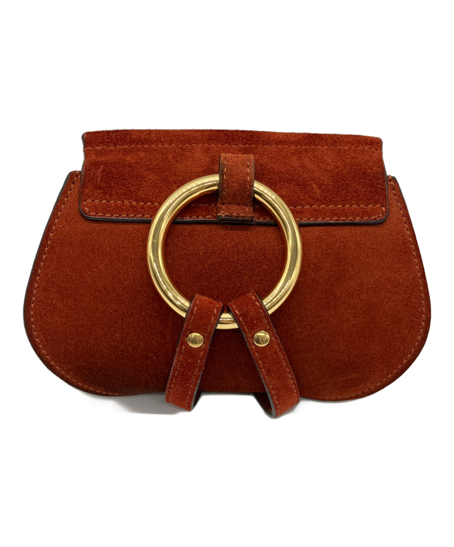 クロエ バック ショルダー faye ブラウン 中古・古着通販Chloe クロエ バック ショルダー faye ブラウン 中古・古着通販Chloe
