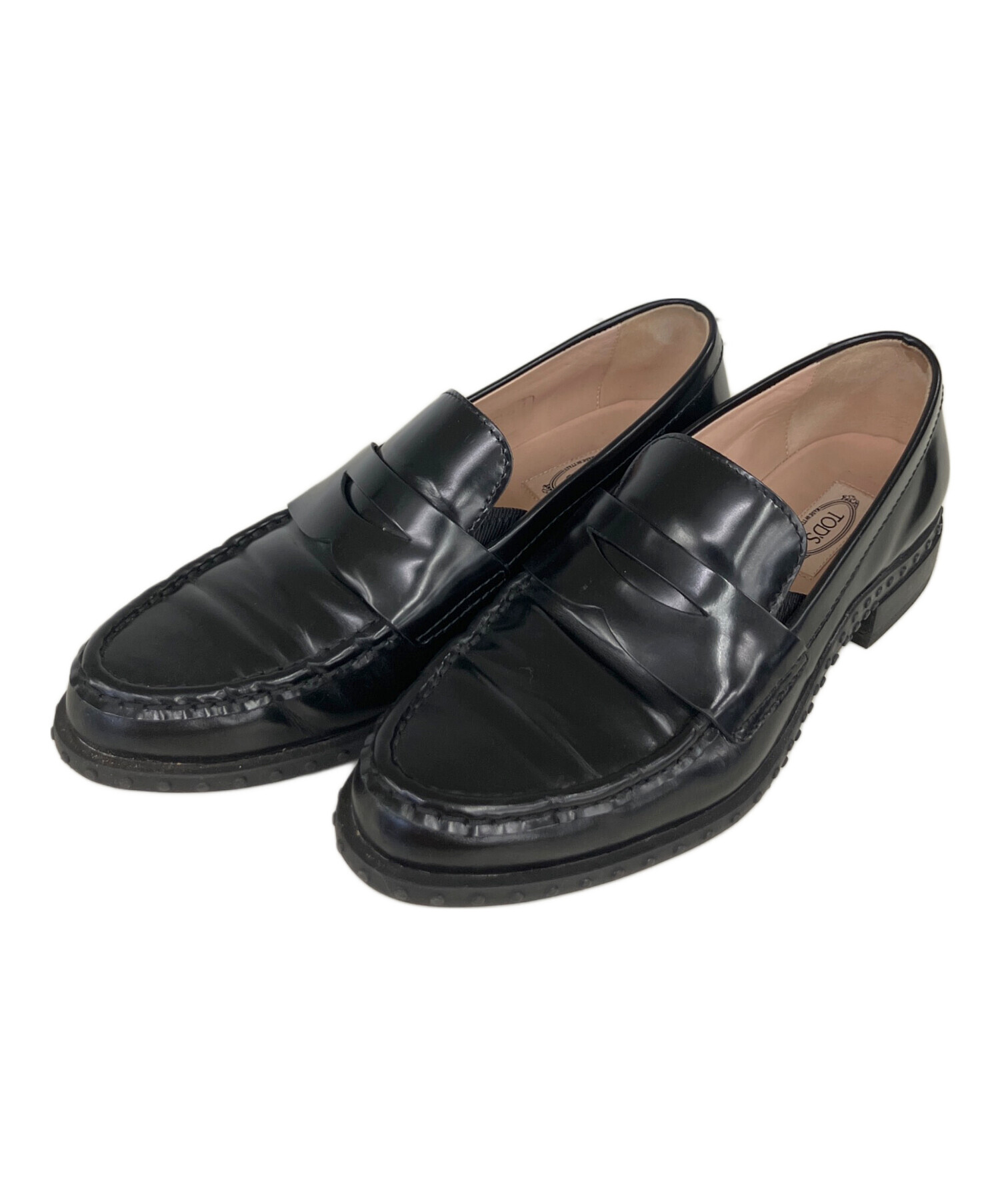 TOD'S ブラック ローファー　ほぼ新品未使用 中古・古着通販】TOD'S (トッズ) ローファー ブラック サイズ:36 2/1