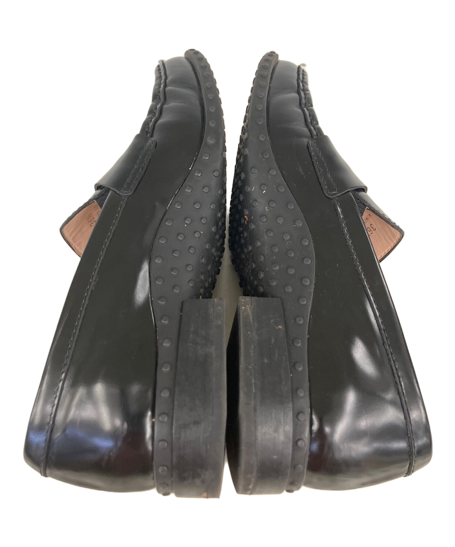 中古・古着通販】TOD'S (トッズ) ローファー ブラック サイズ:36 2/1