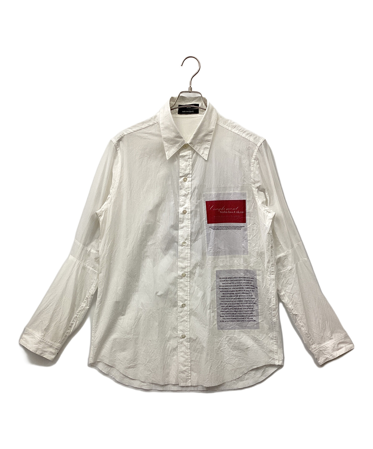 【中古】 Distortions クリニック 中古・古着通販】DISTORTION3 by PR-y (ディストーション3) SHIRT WITH