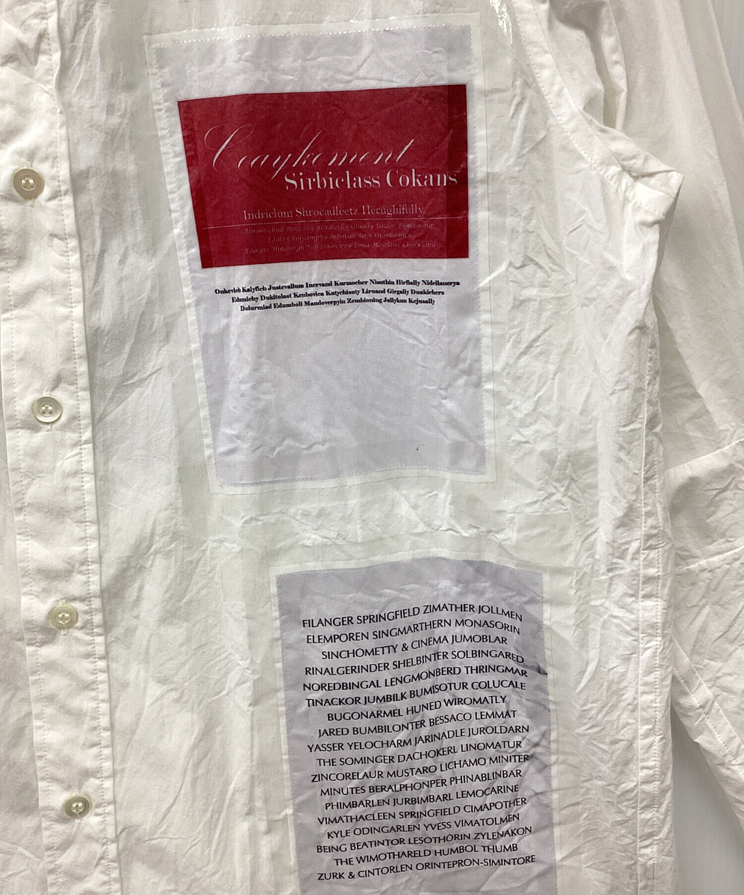【中古】 Permanent Holiday Thirdimension 中古・古着通販】DISTORTION3 by PR-y (ディストーション3) SHIRT WITH