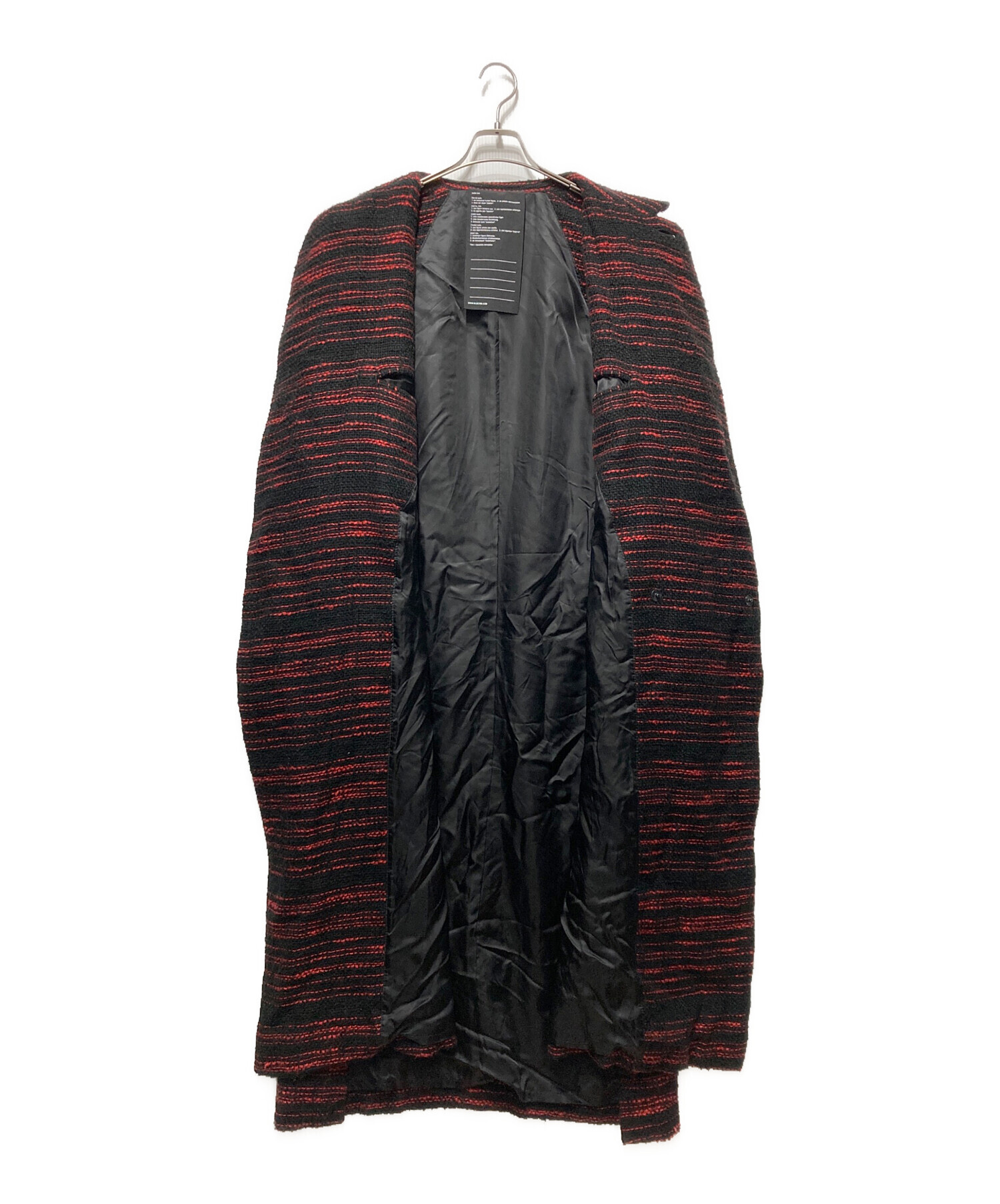 nude maruyama ウールロングコートお値下げ nude:masahiko maruyama 2024-25AW マルチジップ ミリタリーフード ジャケット・アウター