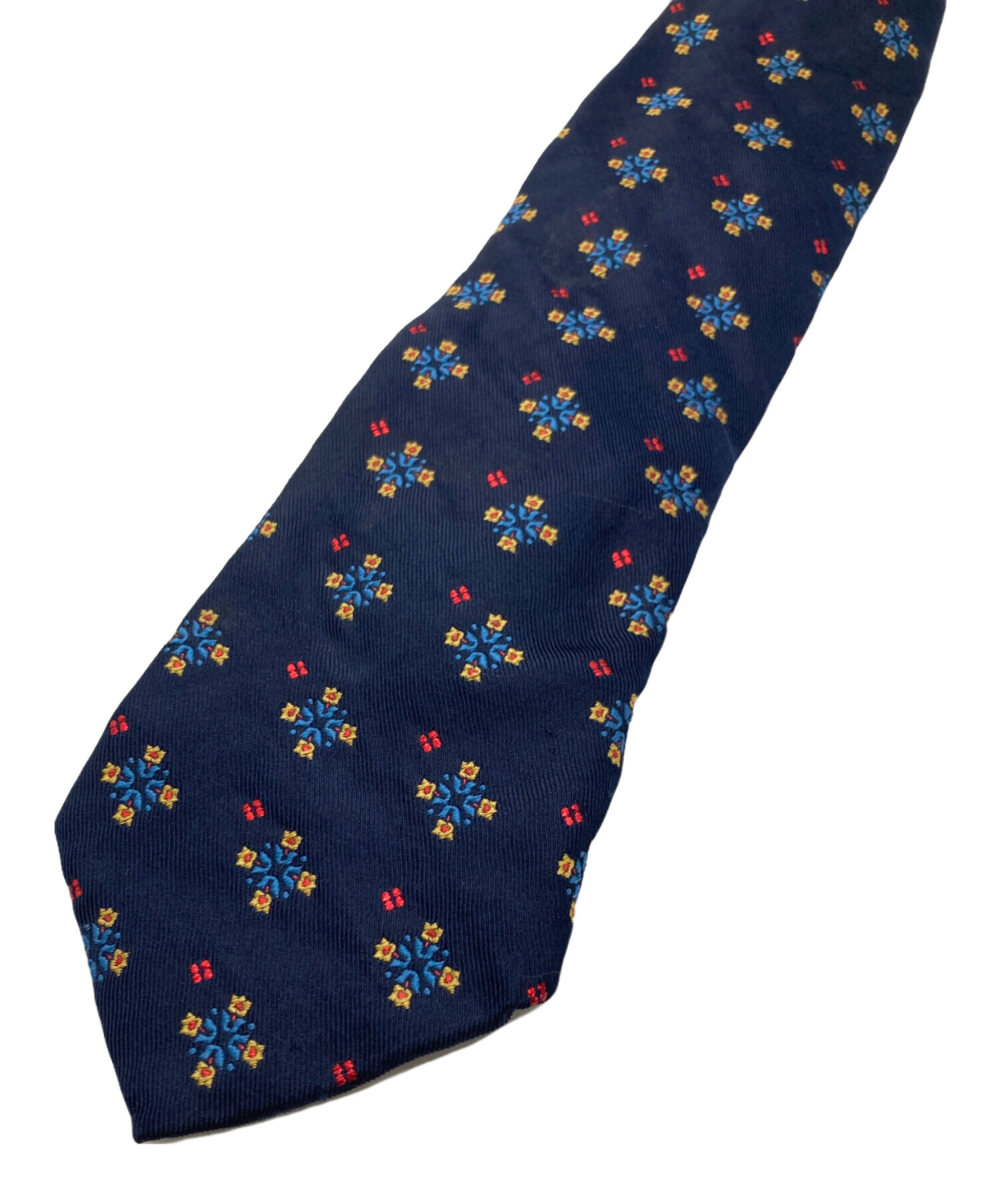 中古・古着通販】PRADA (プラダ) シルクネクタイ ネイビー サイズ