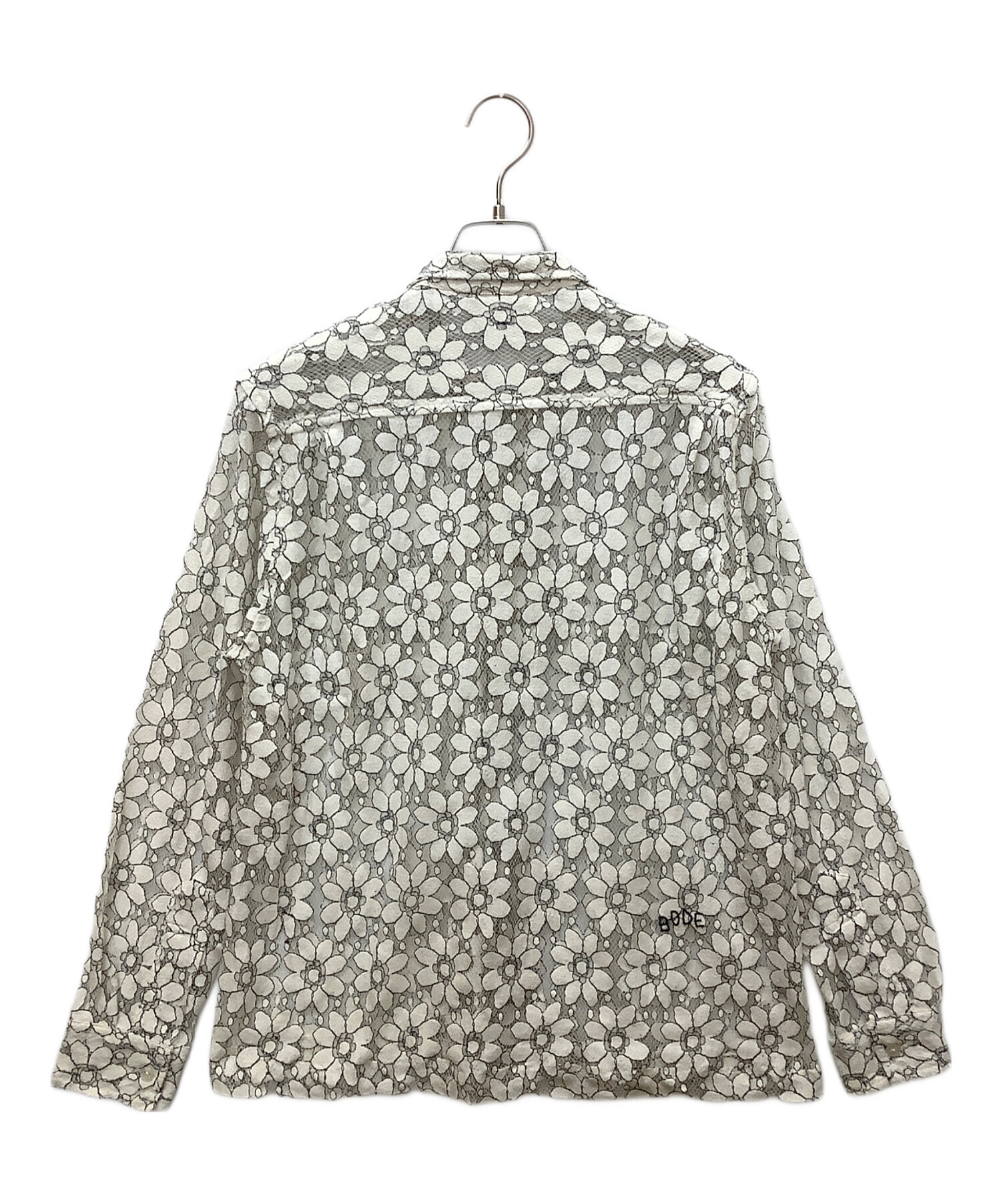 中古・古着通販】BODE (ボーディ) DAISY LACE LS SHIRT アイボリー