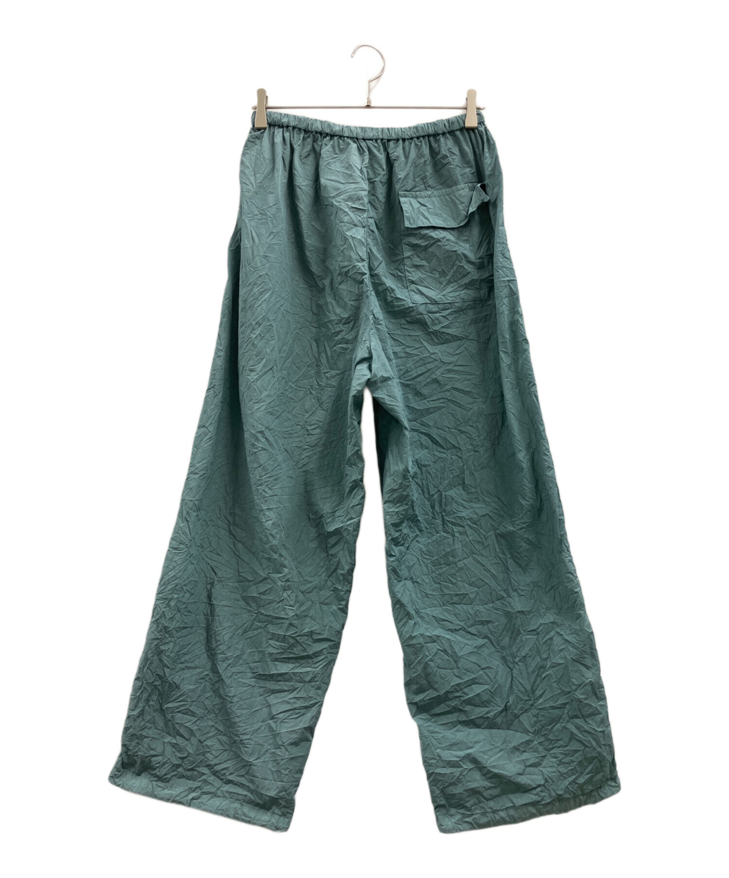 【中古】 カーボンフットプリント 中古・古着通販】ATON (エイトン) CATCH WASHER NYLON OVER PANTS