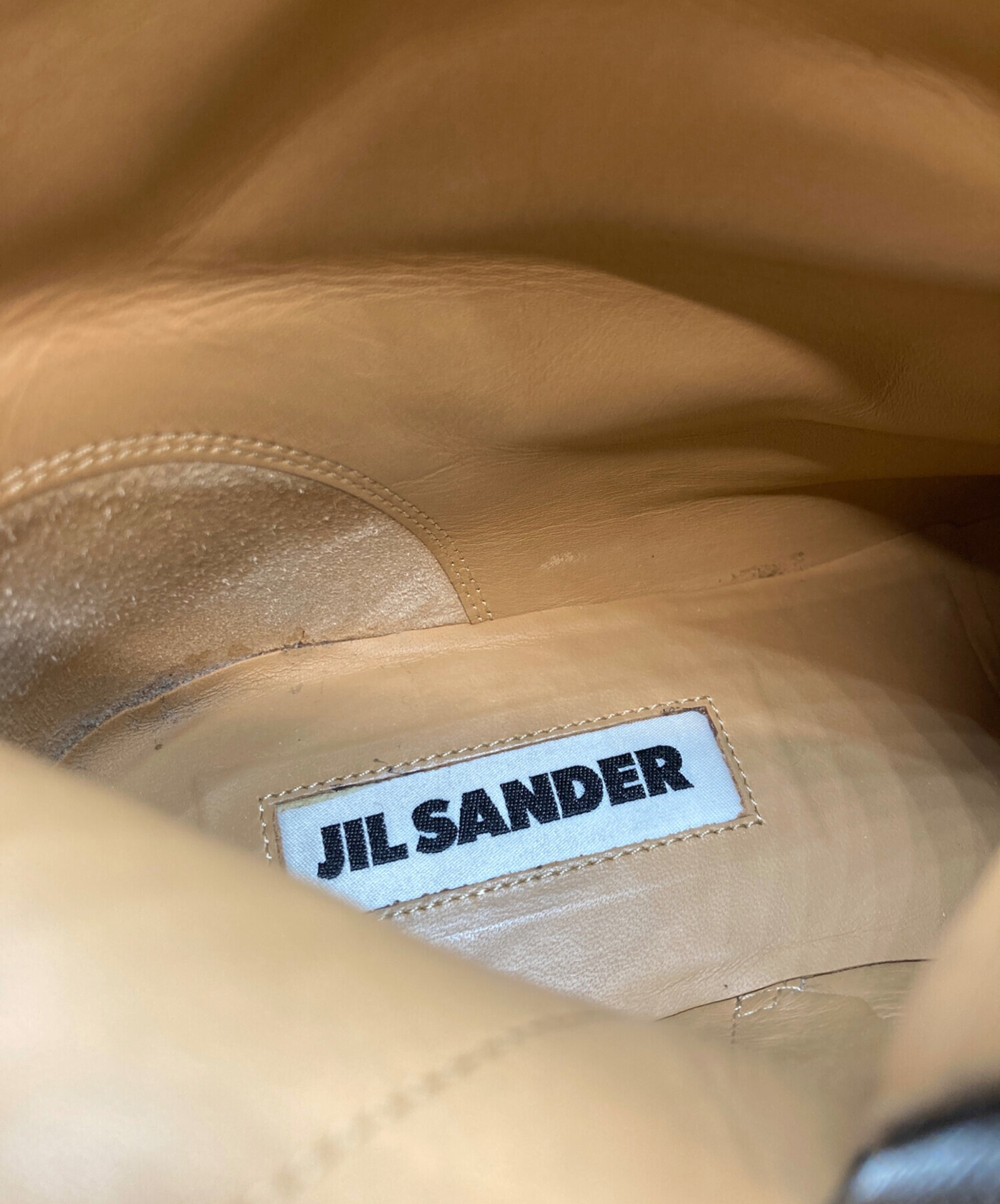 中古・古着通販】JIL SANDER (ジルサンダー) フロントパネル ブーツ