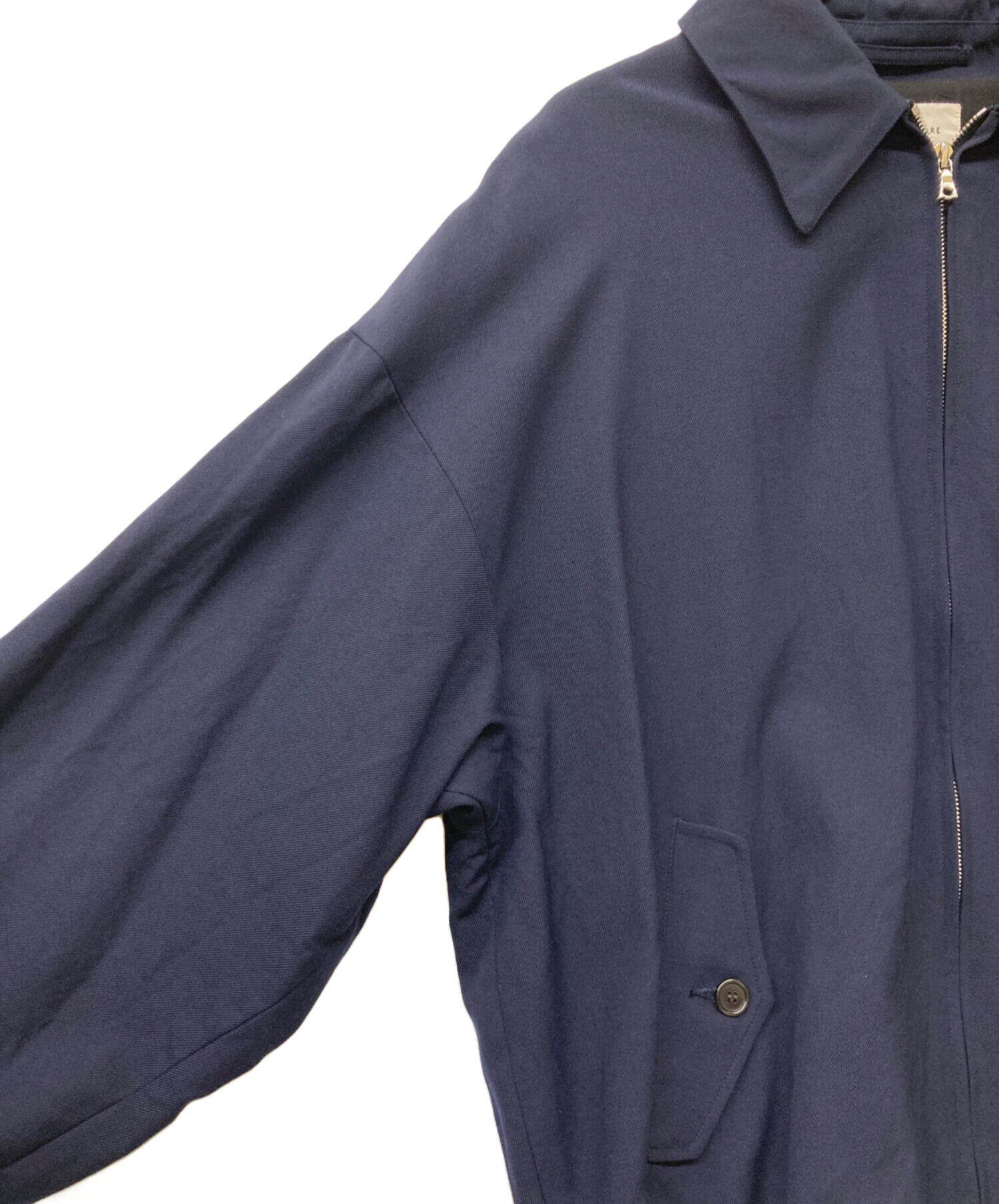 MARKAWARE WIDE SPORTS JACKET ネイビー　サイズ2 MARKAWARE (マーカウェア) WIDE SPORTS JACKET / ワイドスポーツジャケット