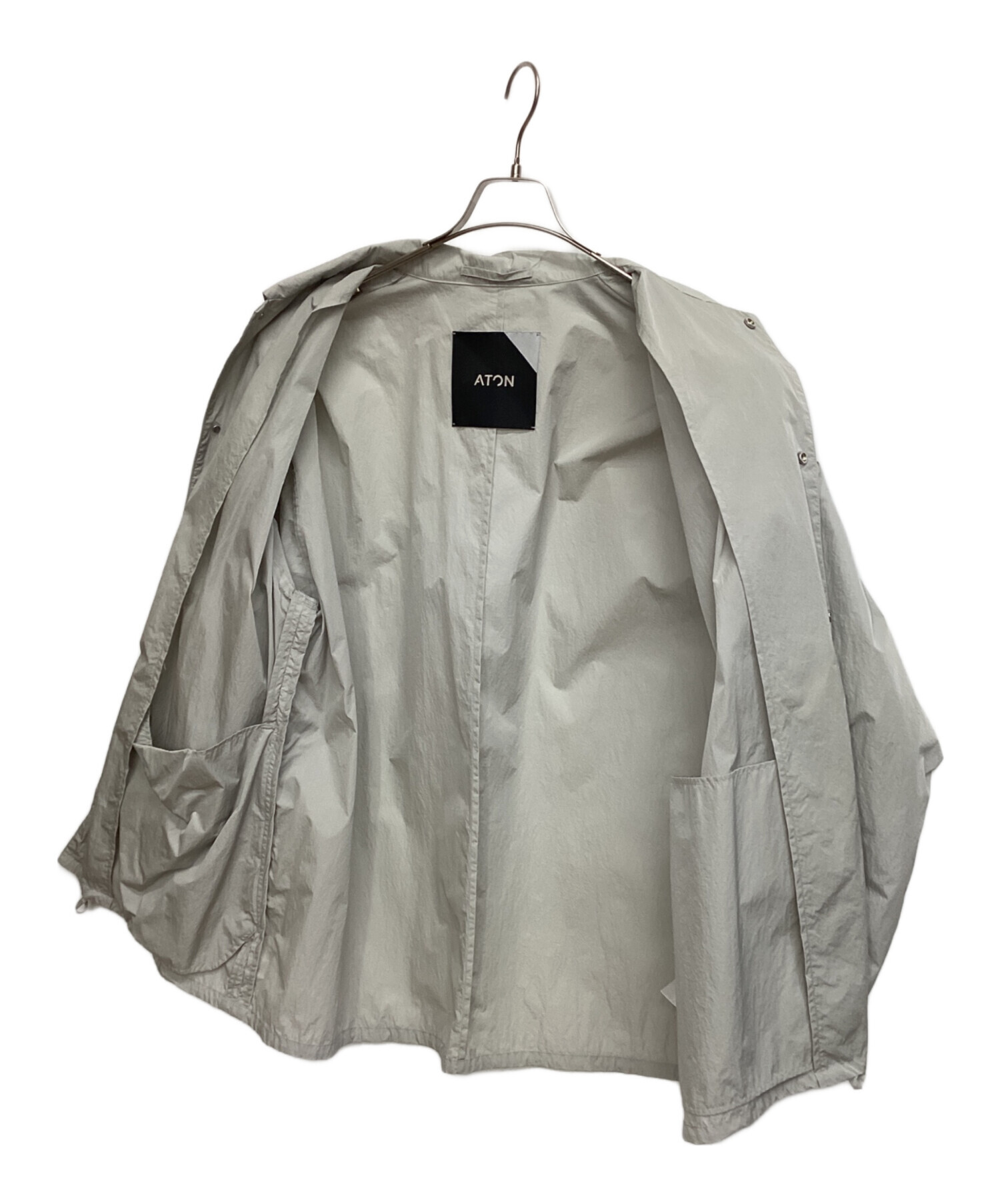中古・古着通販】ATON (エイトン) NATURAL DYE NYLONコーチジャケット