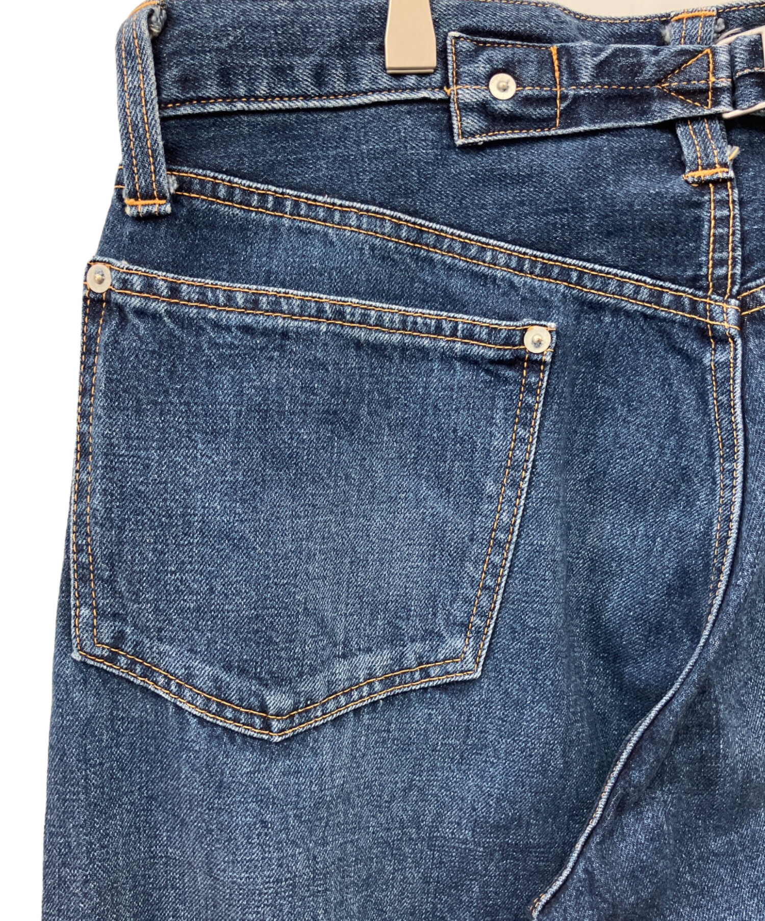 中古・古着通販】ES:S (エス) CINCH BACK BAGGY JEANS インディゴ 