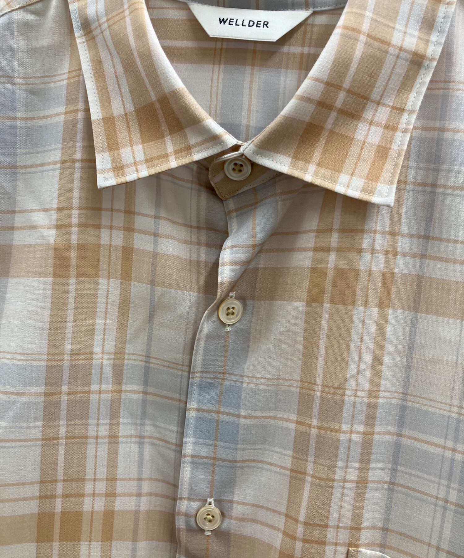 新品未使用 タグ付き wellder ウェルダー 中古・古着通販】WELLDER (ウェルダー) Standard Shirt ベージュ