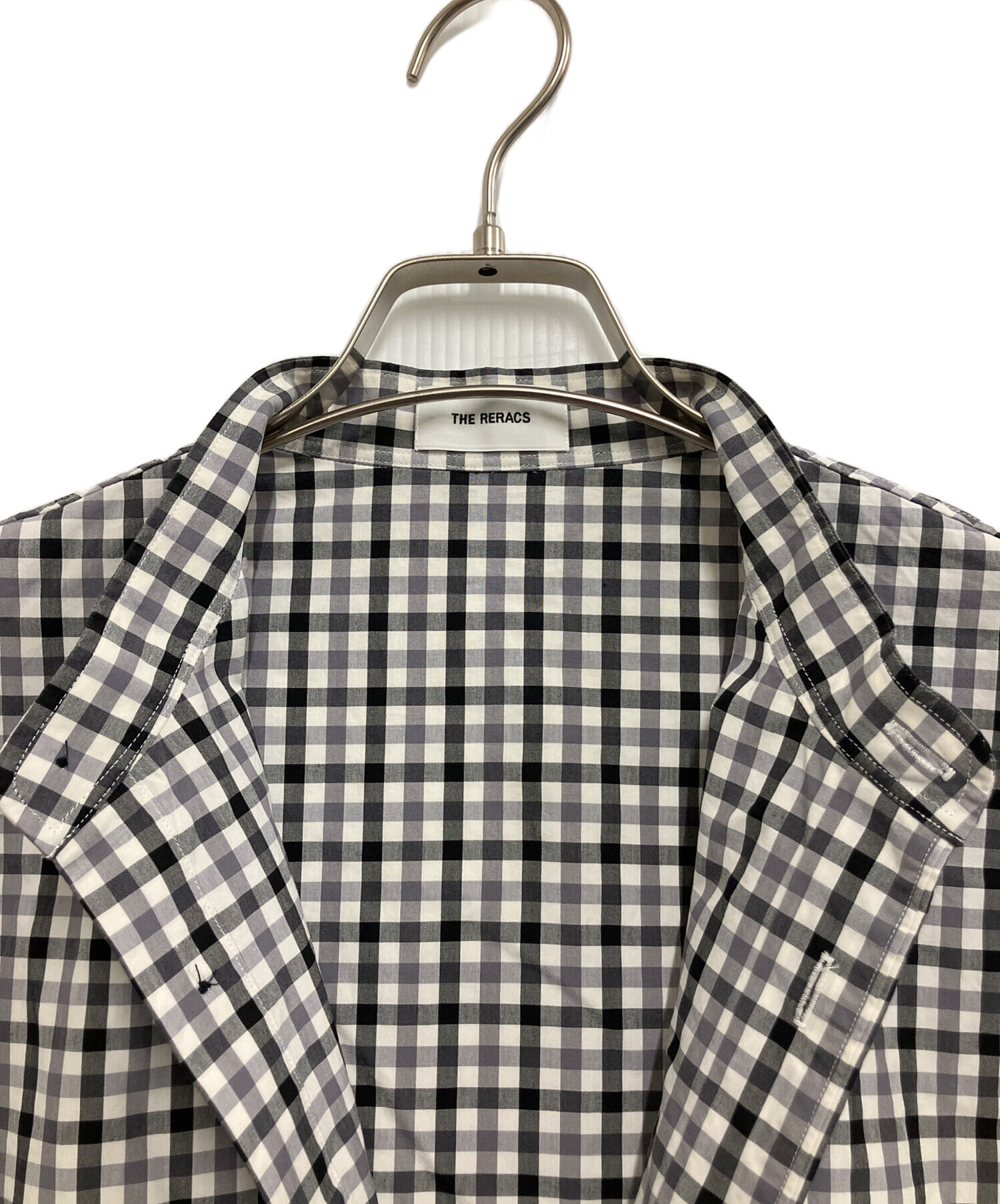 中古・古着通販】THE RERACS (ザ リラクス) BAND COLLAR PLACKET SHORT