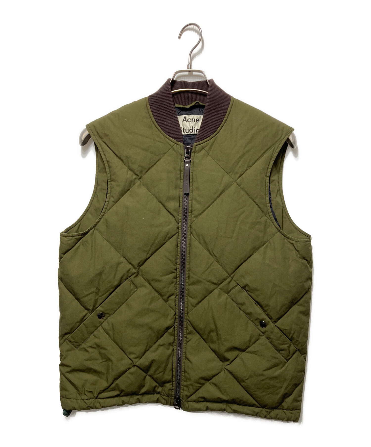 Acne Studios - メタリックニットベスト - ゴールド/シルバー アクネ