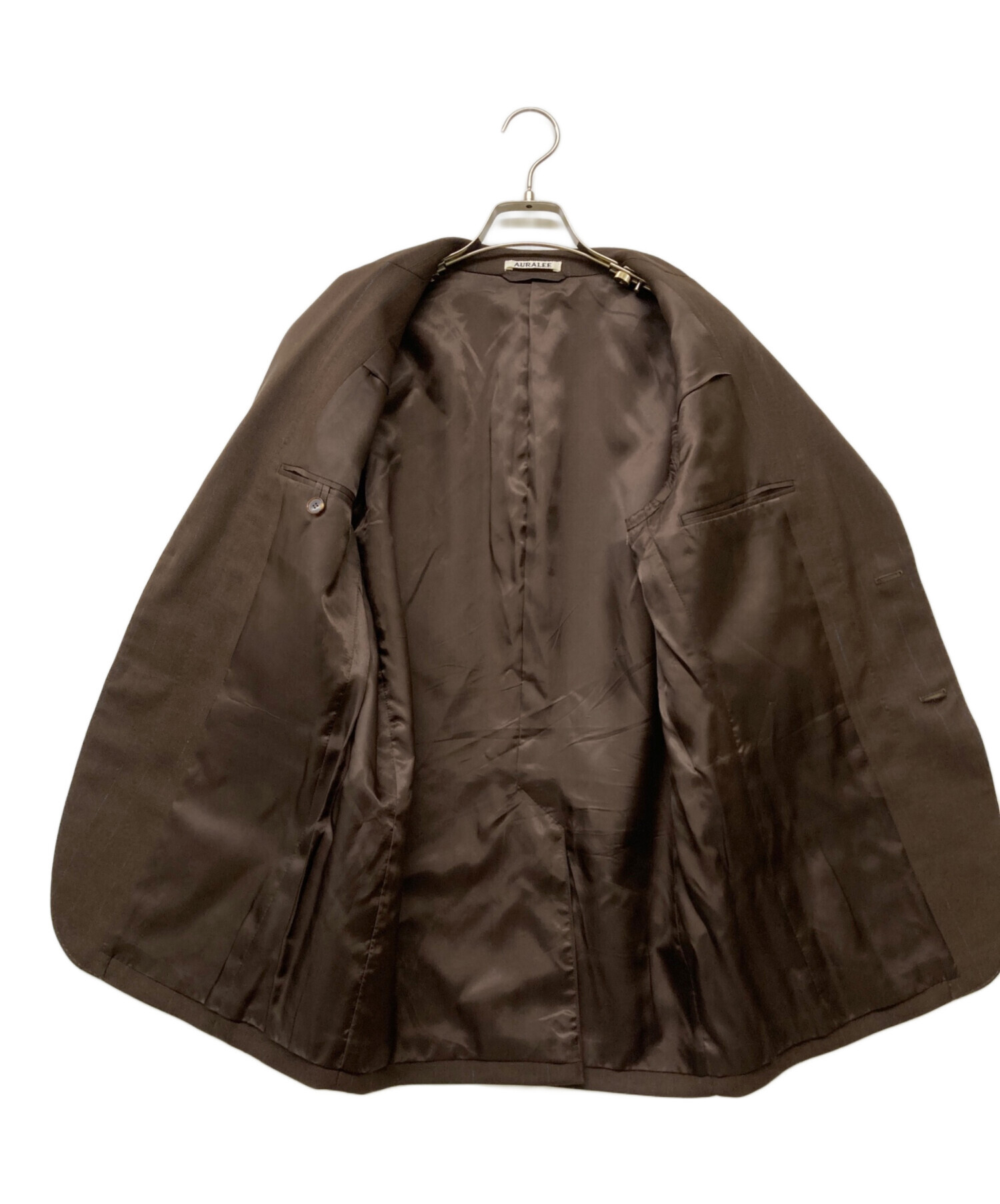 中古・古着通販】AURALEE (オーラリー) HARD TWIST WOOL PANAMA STRIPE