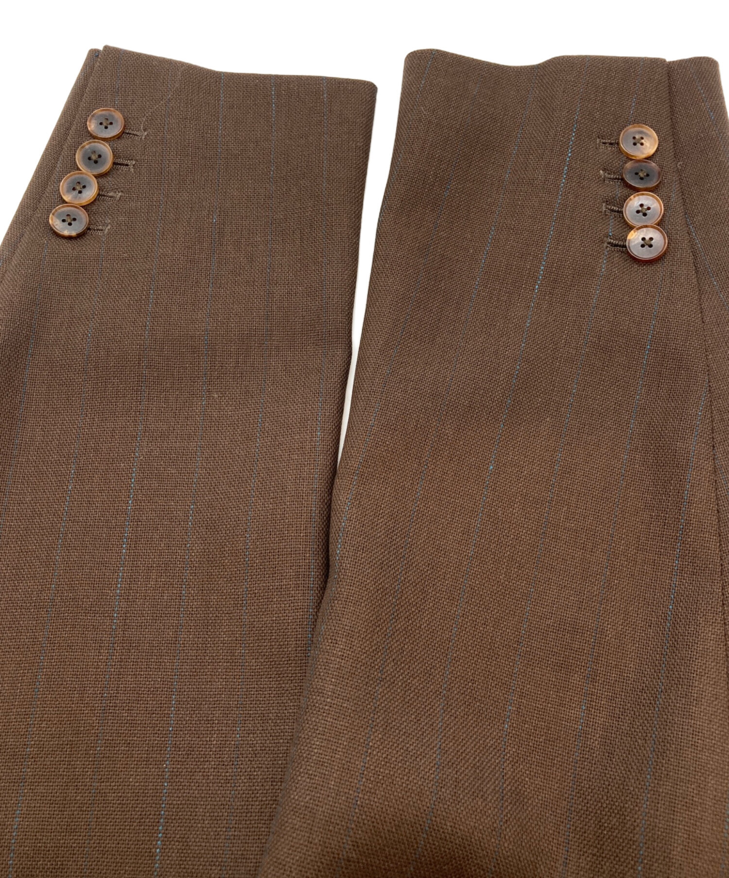 中古・古着通販】AURALEE (オーラリー) HARD TWIST WOOL PANAMA STRIPE