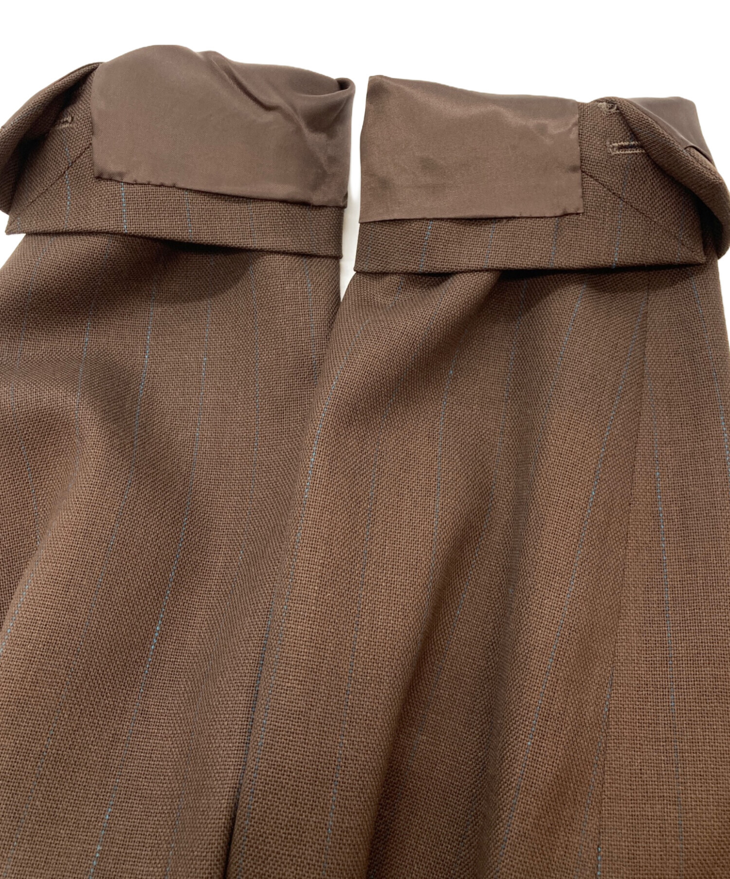 中古・古着通販】AURALEE (オーラリー) HARD TWIST WOOL PANAMA STRIPE