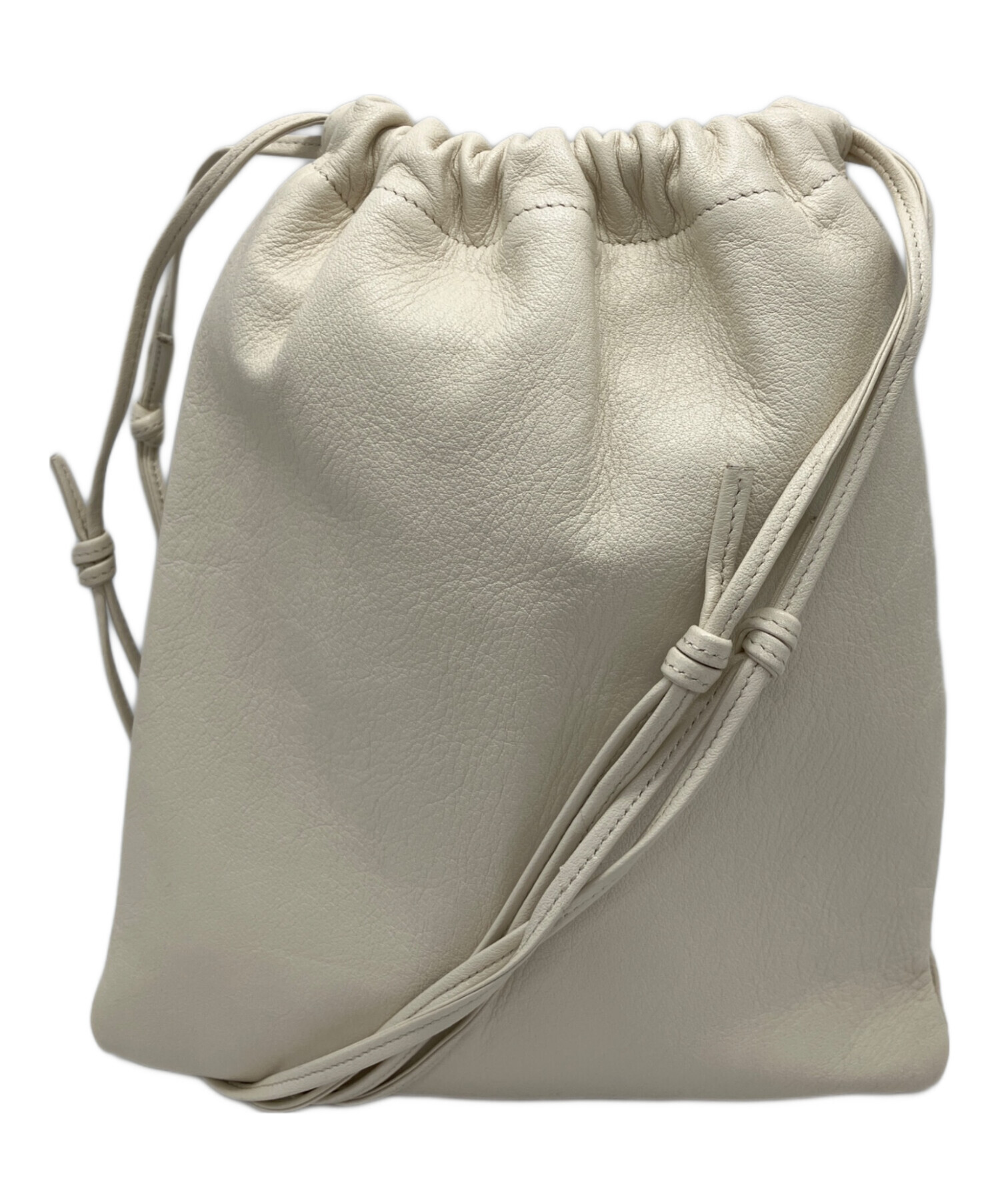 中古・古着通販】AURALEE (オーラリー) LEATHER SQUARE STRING POUCH