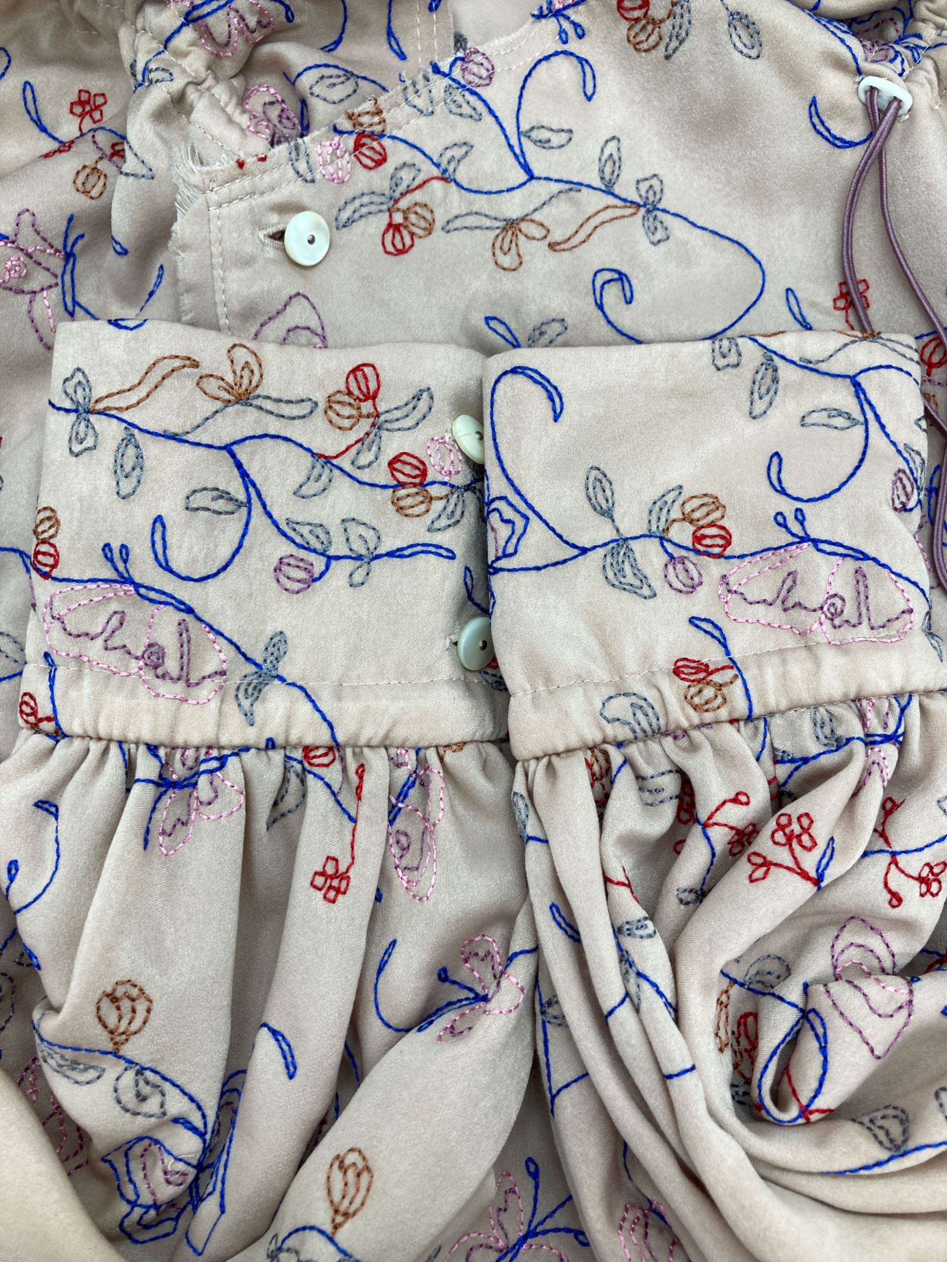 中古・古着通販】maturely (マチュアリー) Embroidery Cut off Ruffle 