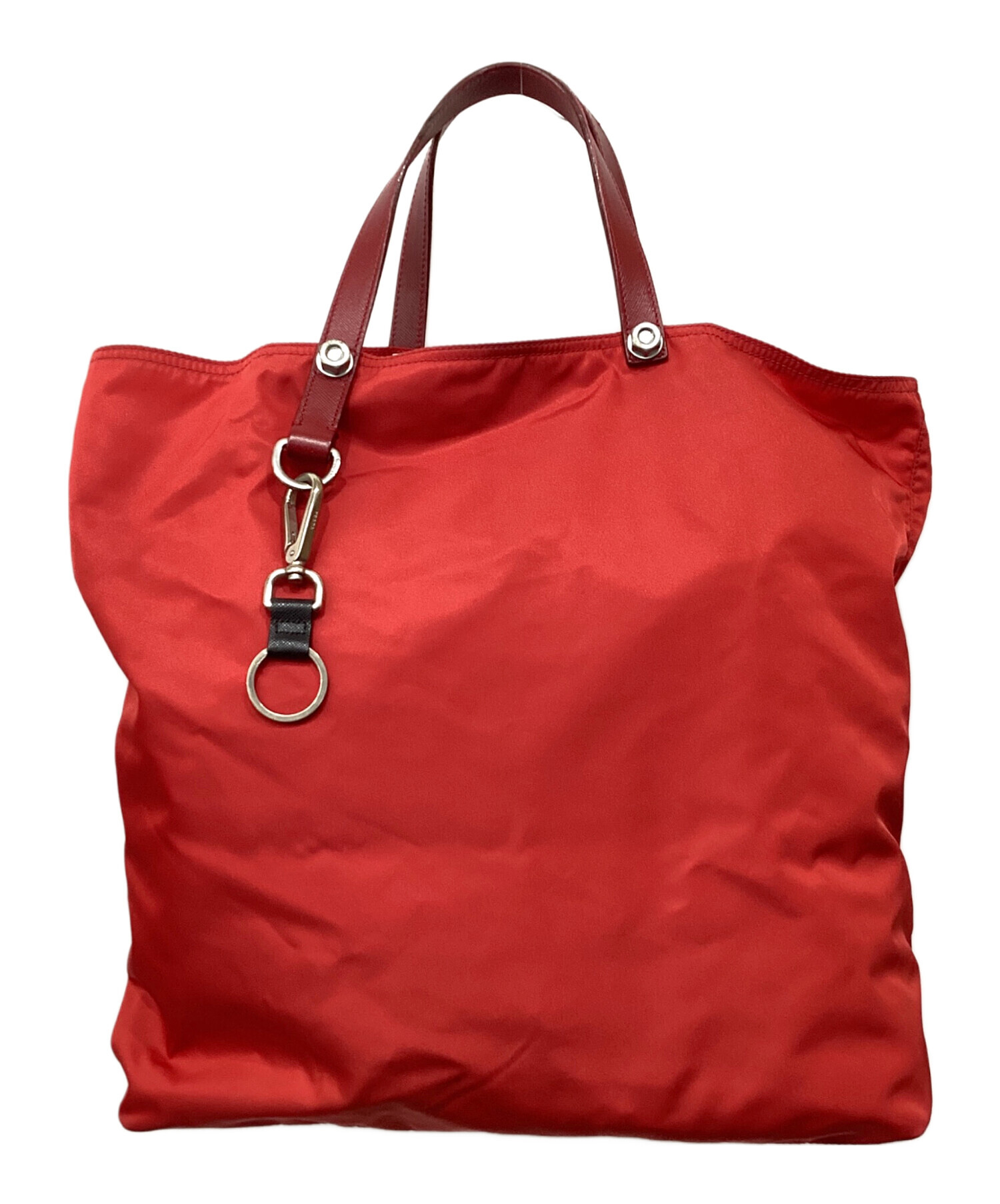 中古・古着通販】PRADA (プラダ) ナイロントートバッグ レッド