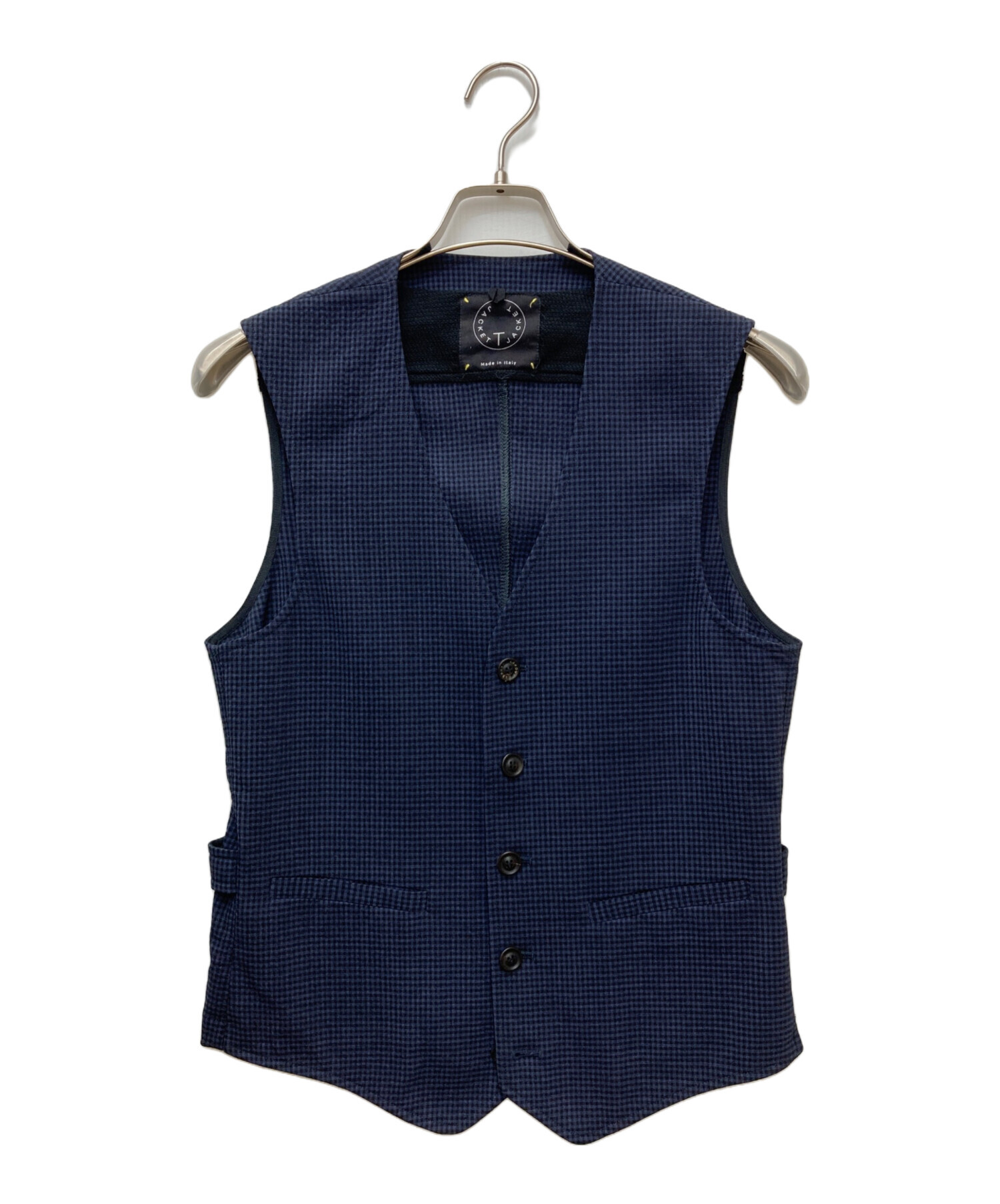 中古・古着通販】T-Jacket (ティージャケット) ベスト ネイビー サイズ 