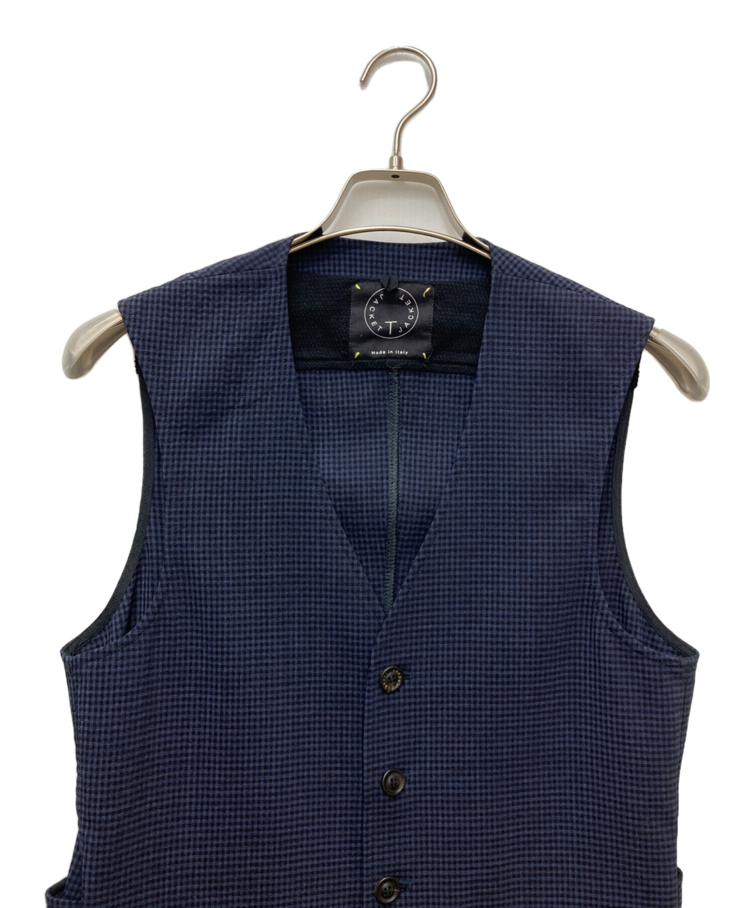 中古・古着通販】T-Jacket (ティージャケット) ベスト ネイビー サイズ 