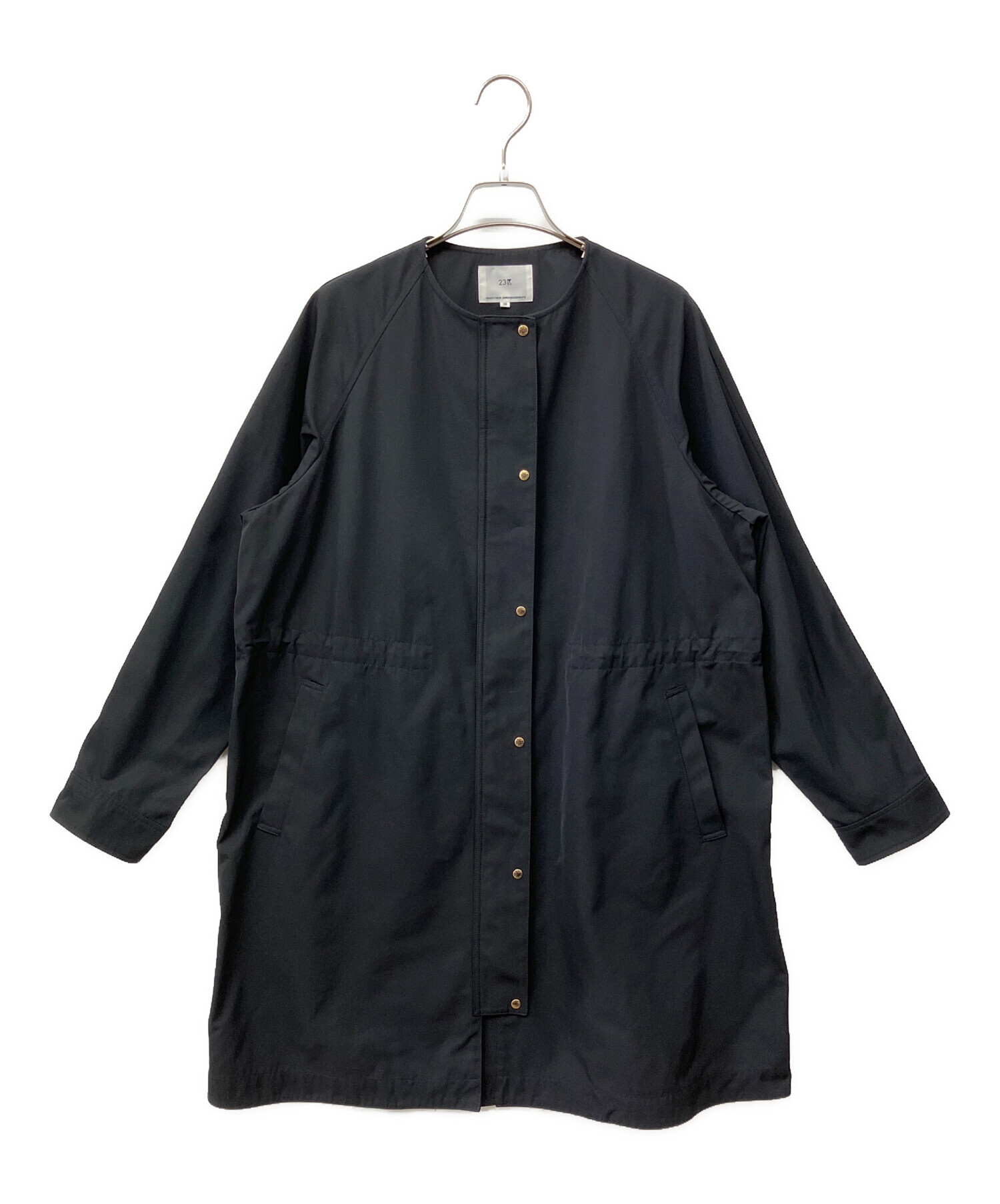 中古・古着通販】23区 (ニジュウサンク) ライトツイル ノーカラー