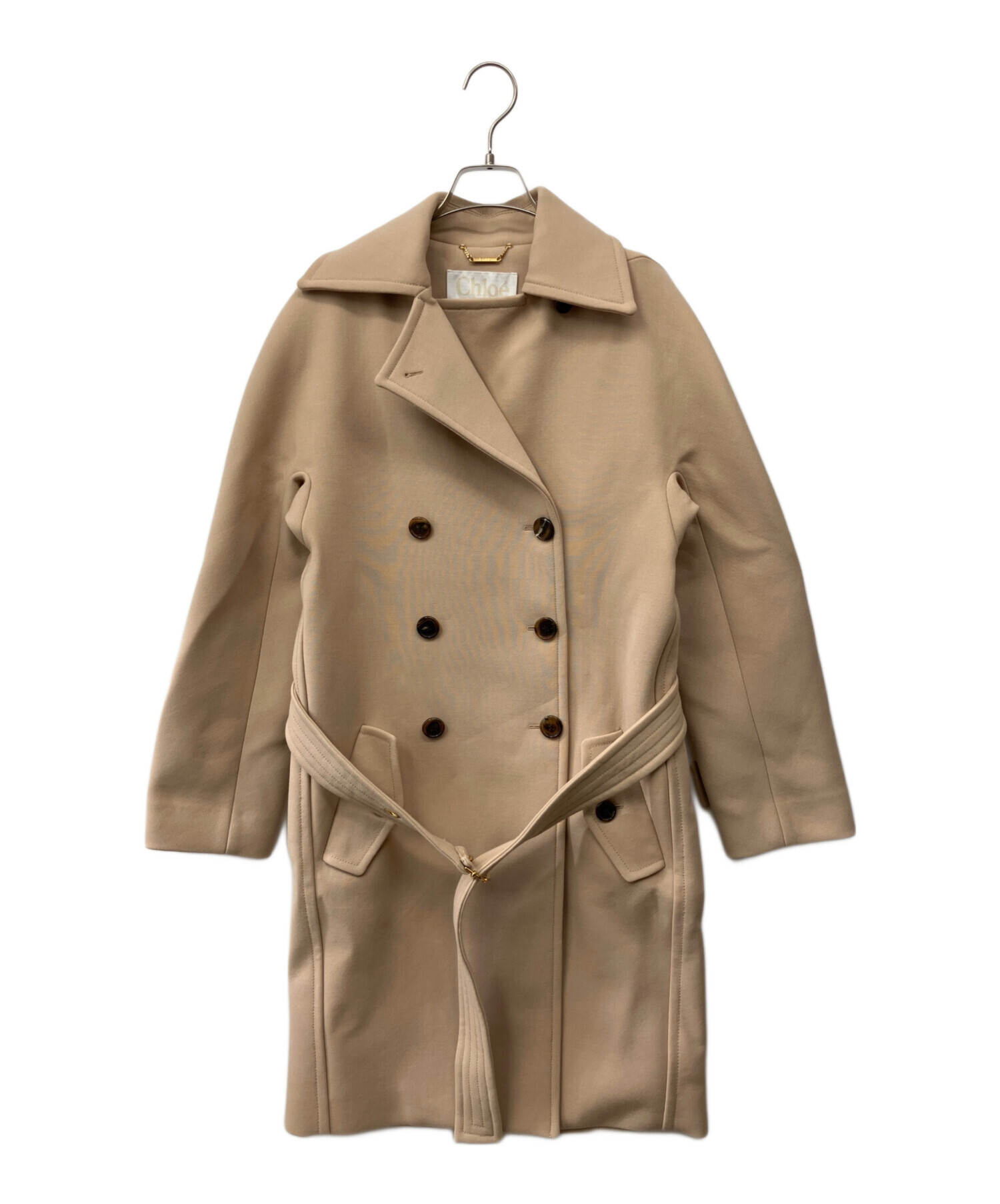 中古・古着通販】Chloe (クロエ) ダブルコート ベージュ サイズ:34 