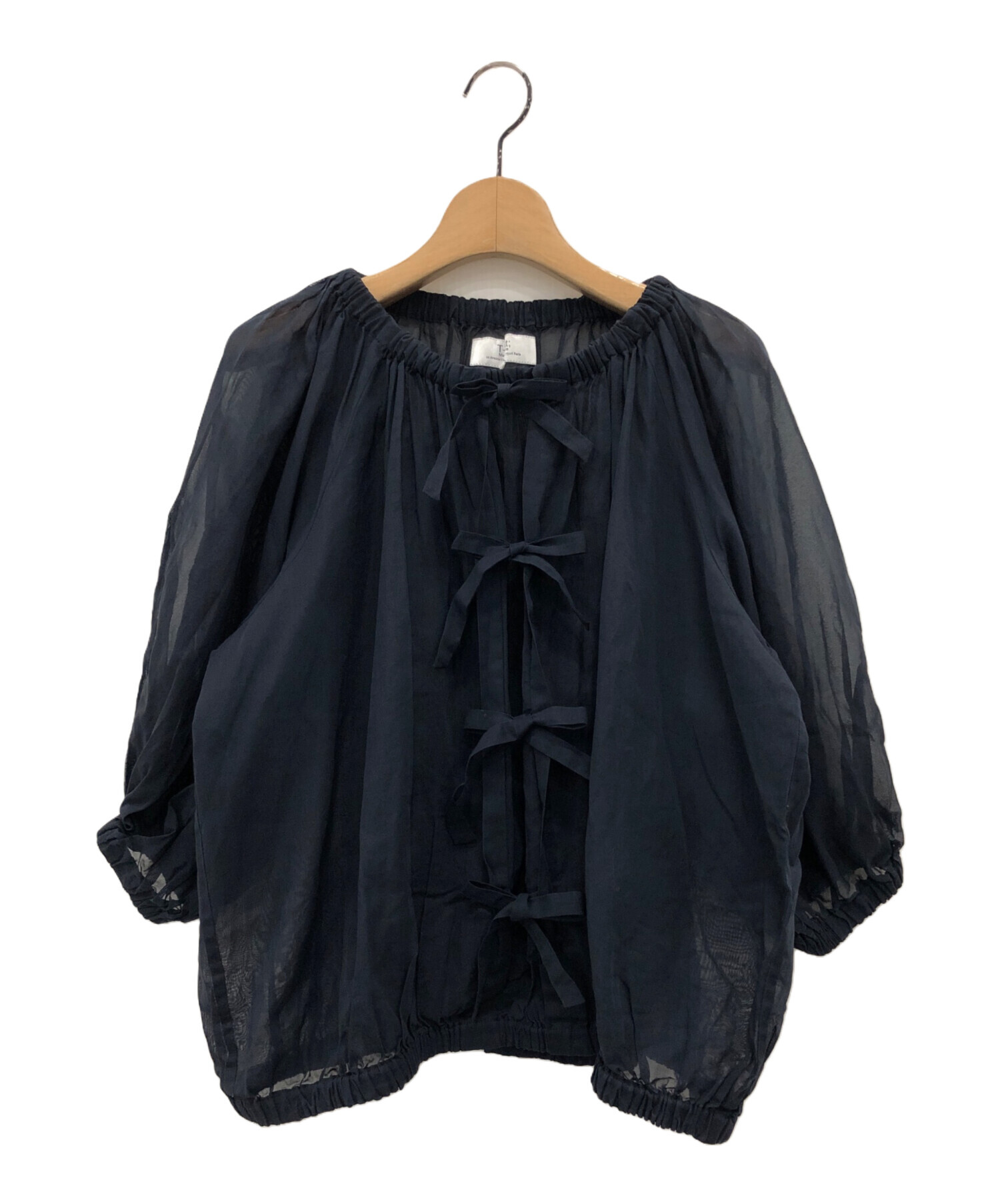 T-mat ティーマット　ブラウス　フリル　シャツ　リボン T-mat ティーマット ブラウス フリル シャツ リボン｜T-mat ティー