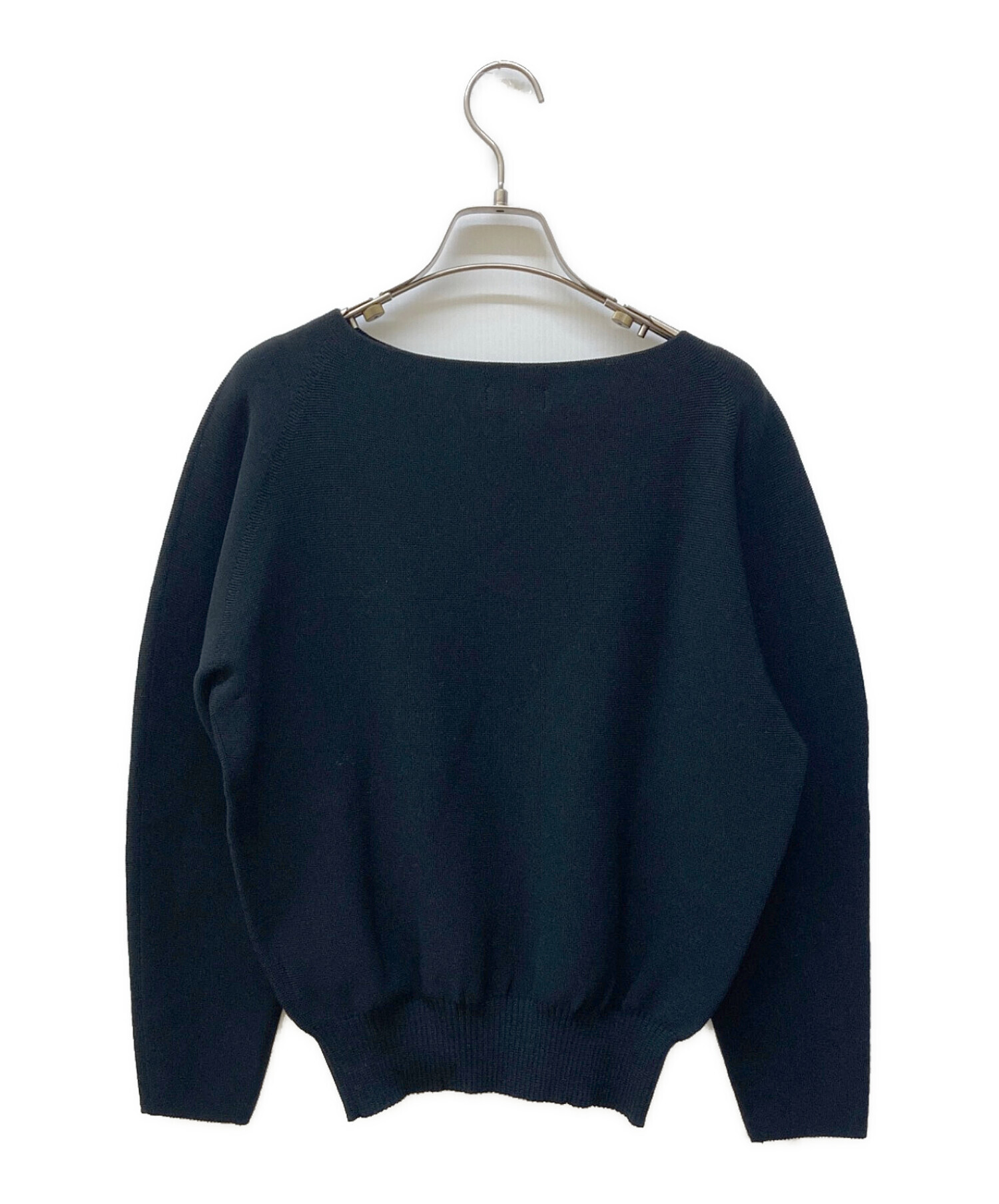 【新品】Ballsey ボールジィ 圧縮 ウール プルオーバー 36 ネイビー 中古・古着通販】BALLSEY (ボールジィ) ハーフコースボーダー ボート
