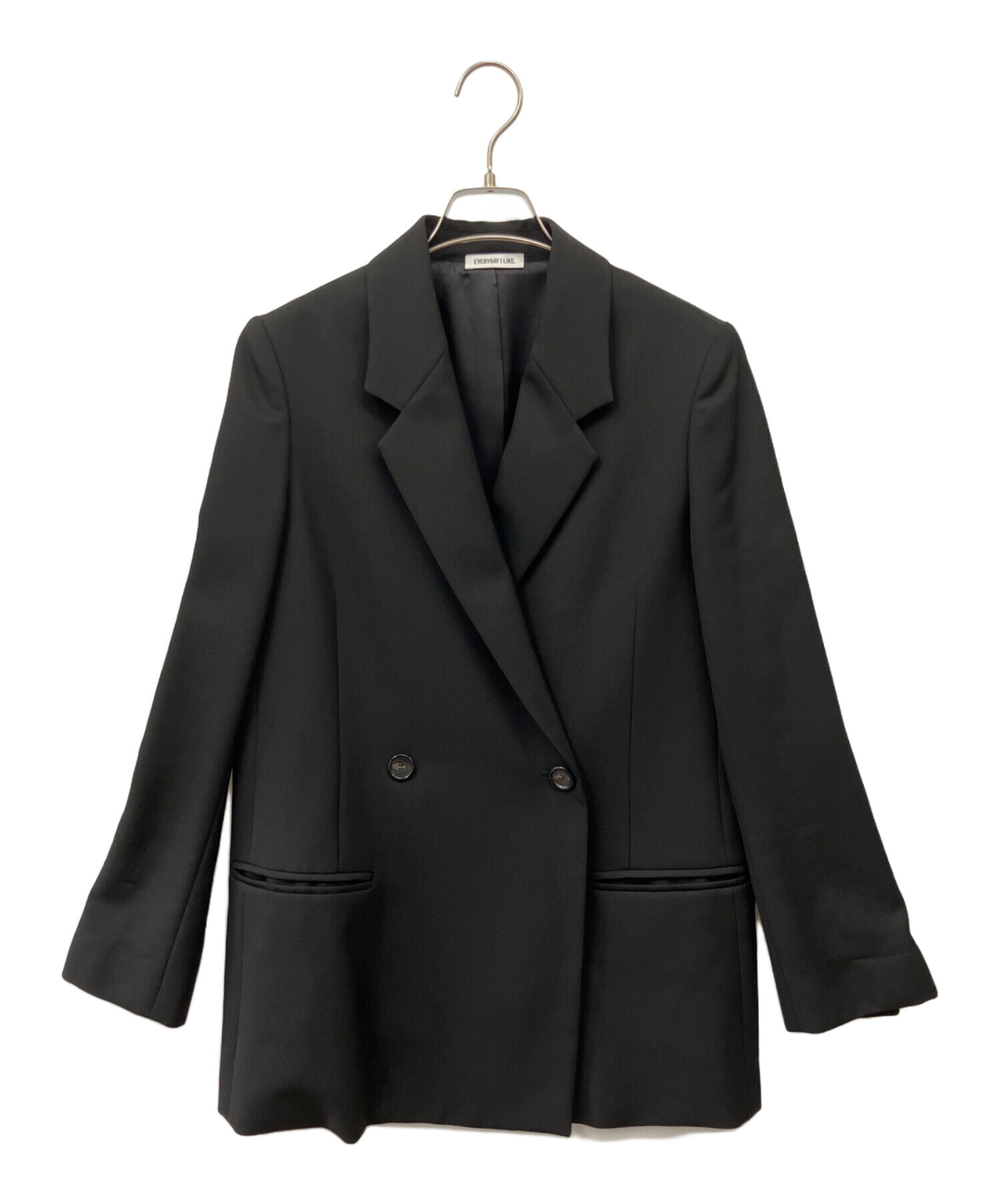 【定価5.5万✨】EVERYDAY I LIKE. MODERN ジャケット　黒 中古・古着通販】EVERYDAY I LIKE. (エヴリデイ アイ ライク) MODERN
