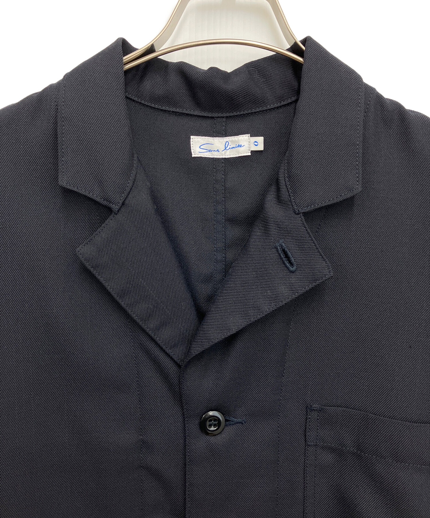 中古・古着通販】Sans limite (サンリミット) ギャバ ショップコート
