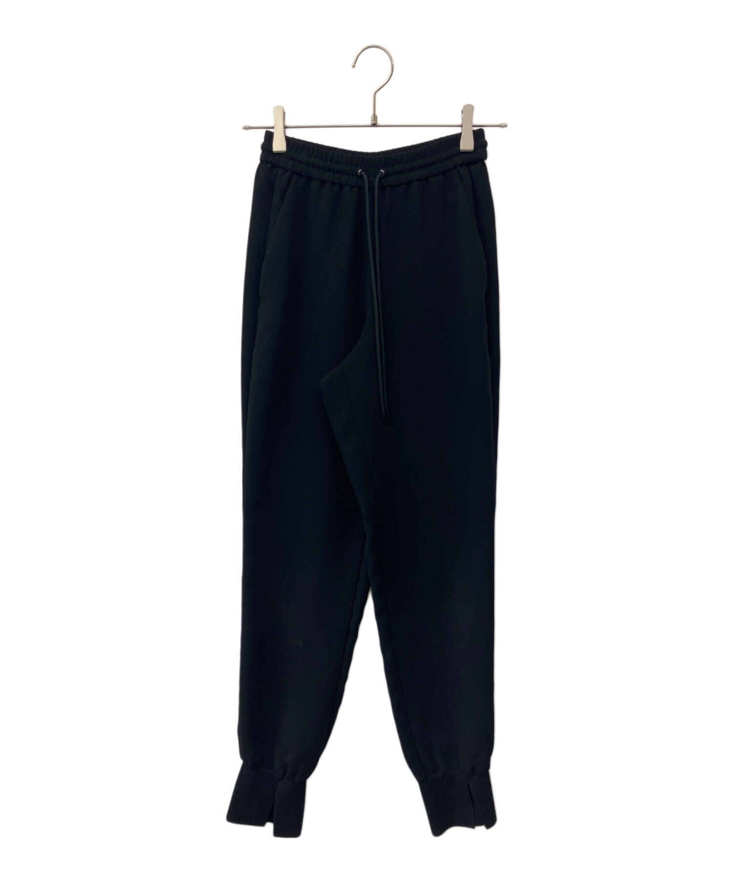 中古・古着通販】theory (セオリー) センタースリットパンツ ブラック