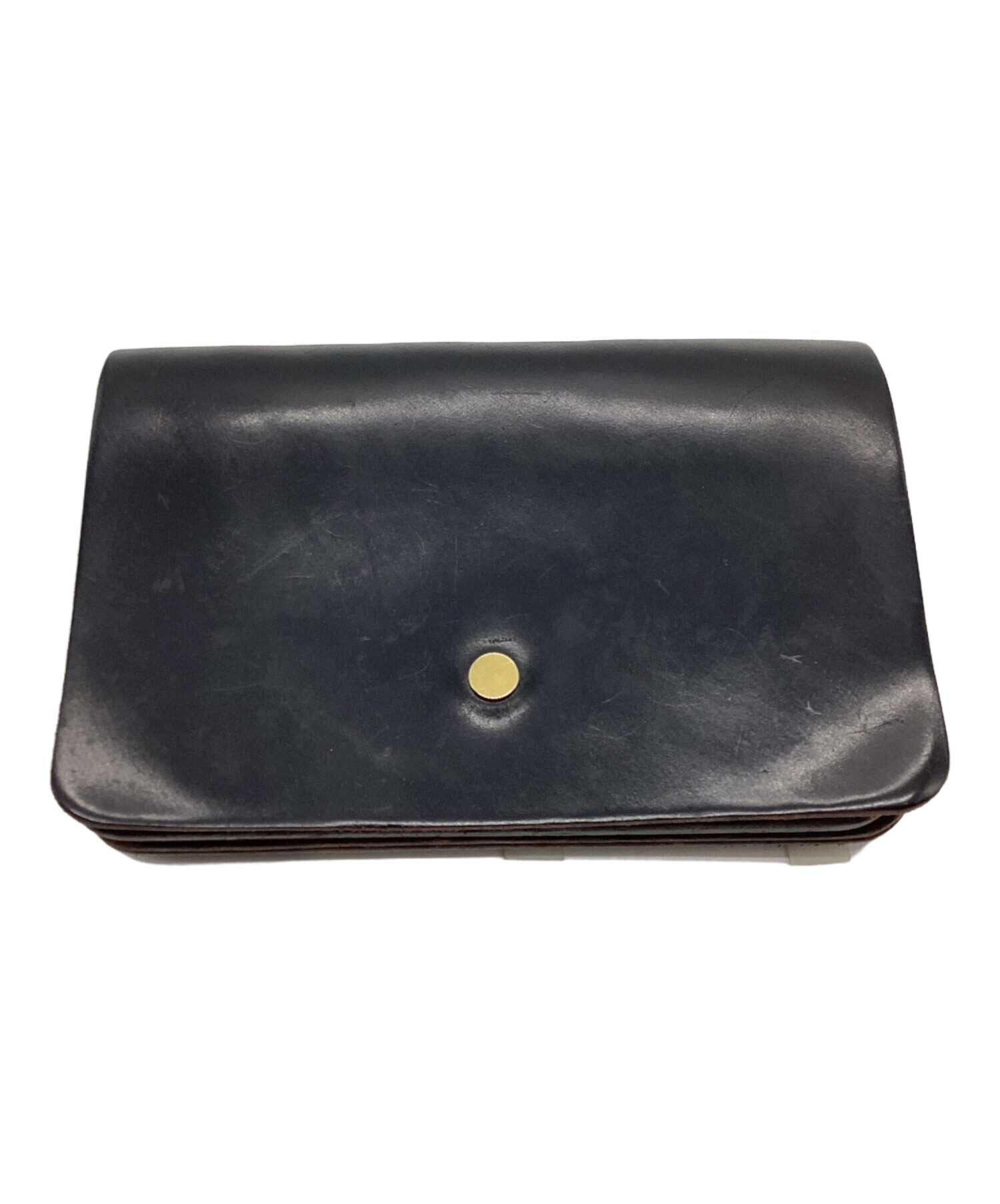 中古・古着通販】forme (フォルメ) Hand wallet combi Liscio ブラック