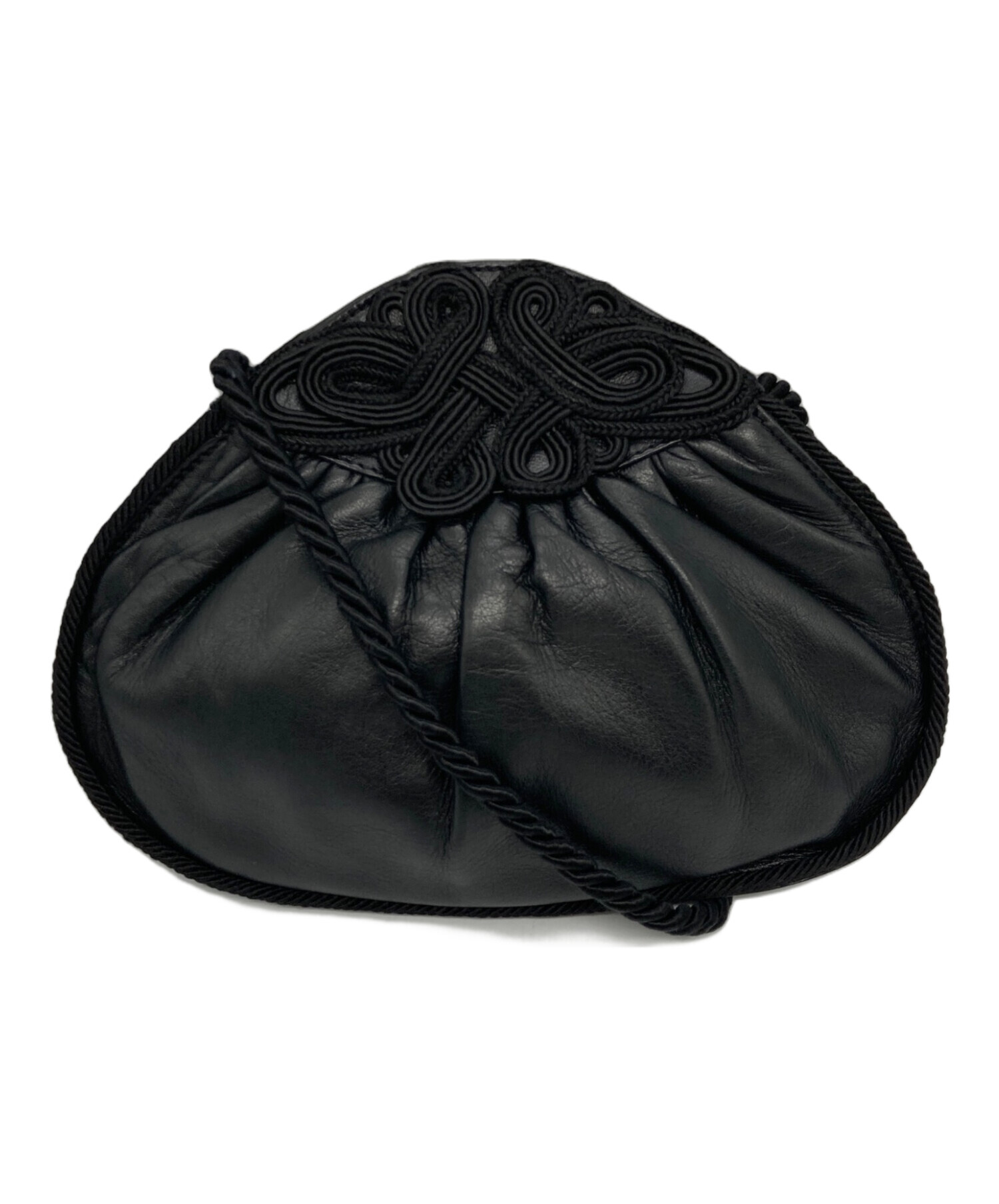 中古・古着通販】LOEWE (ロエベ) ロープショルダーバッグ ブラック