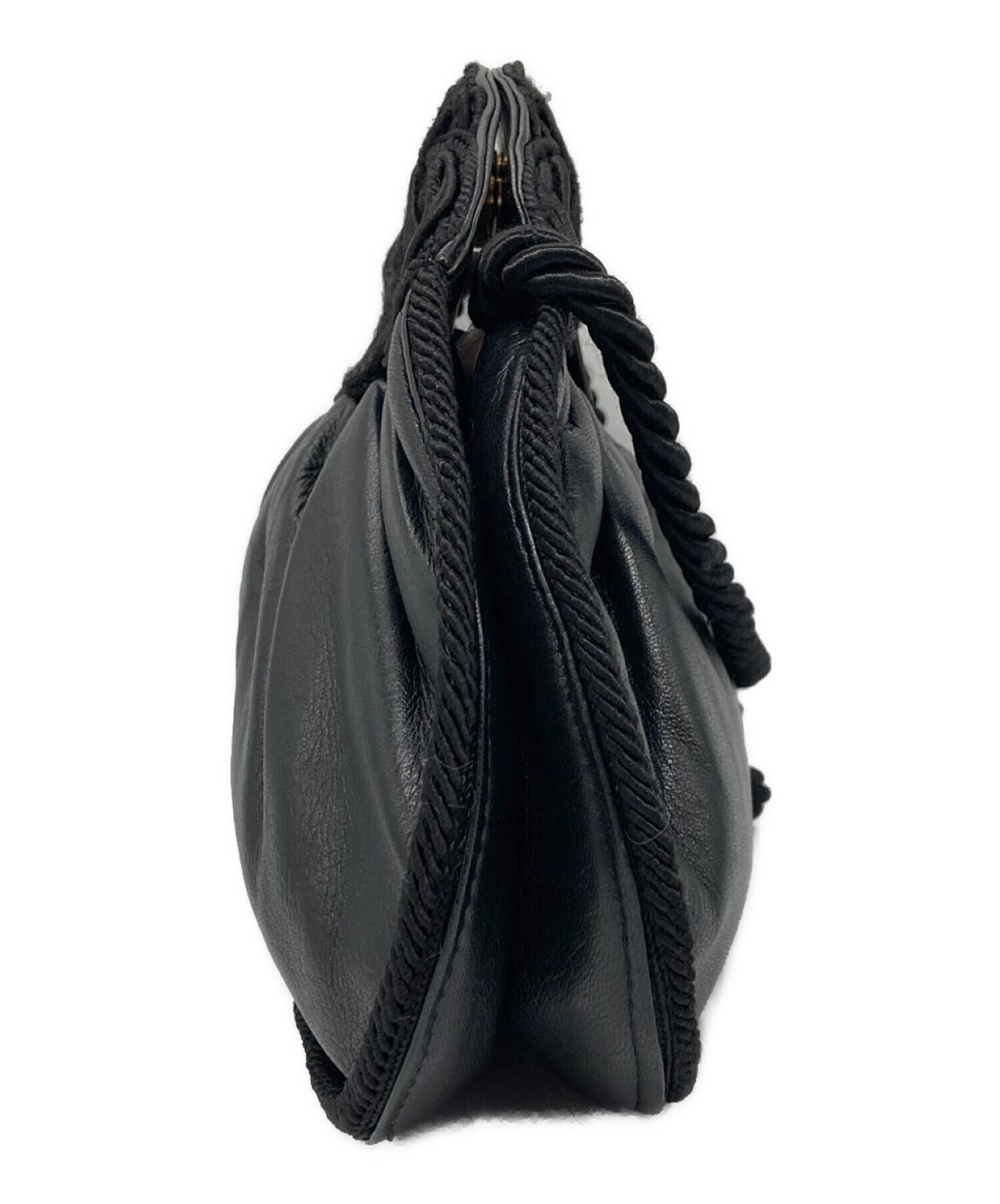 中古・古着通販】LOEWE (ロエベ) ロープショルダーバッグ ブラック