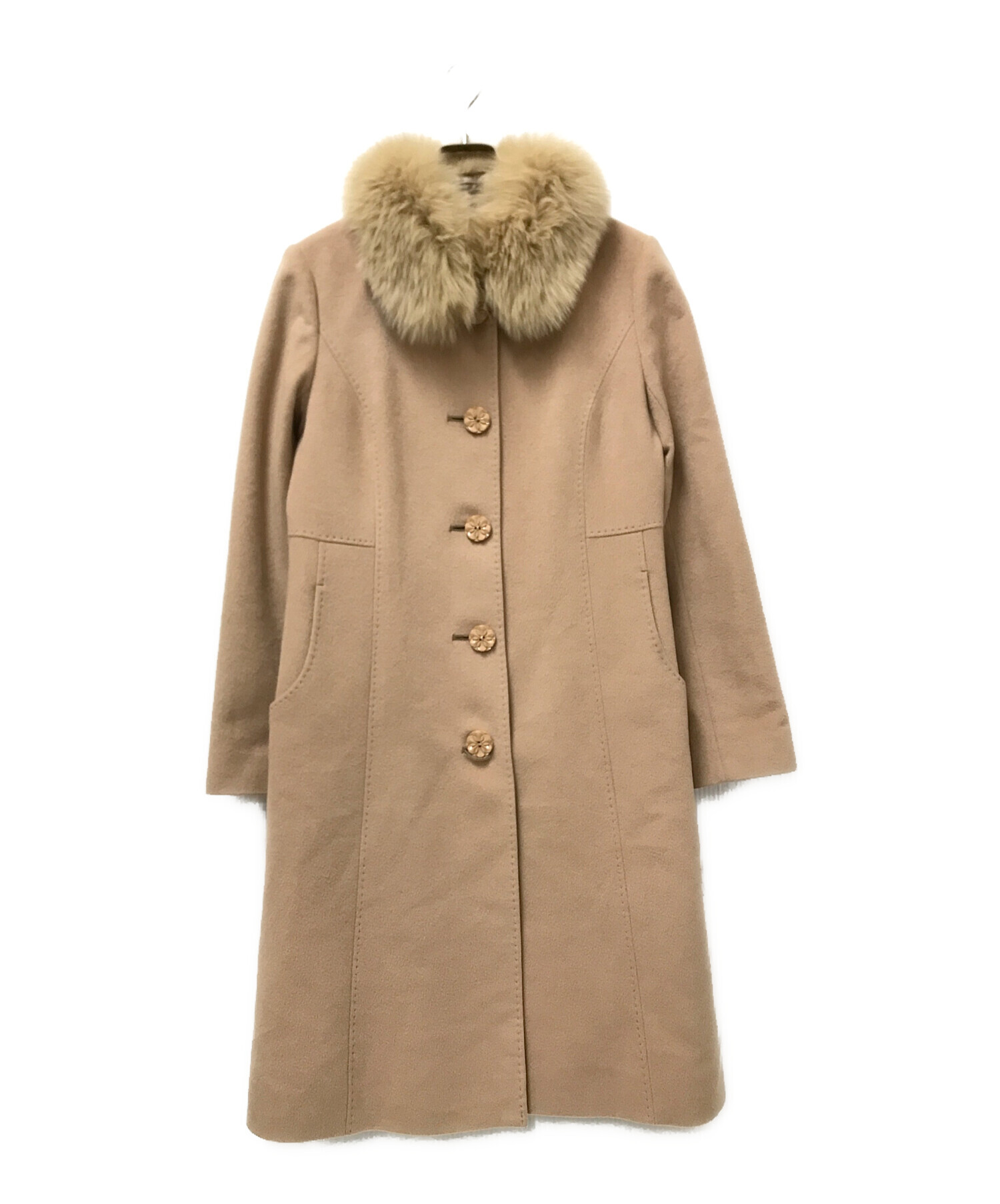 中古・古着通販】TOCCA (トッカ) フォックスファー付カシミヤステン