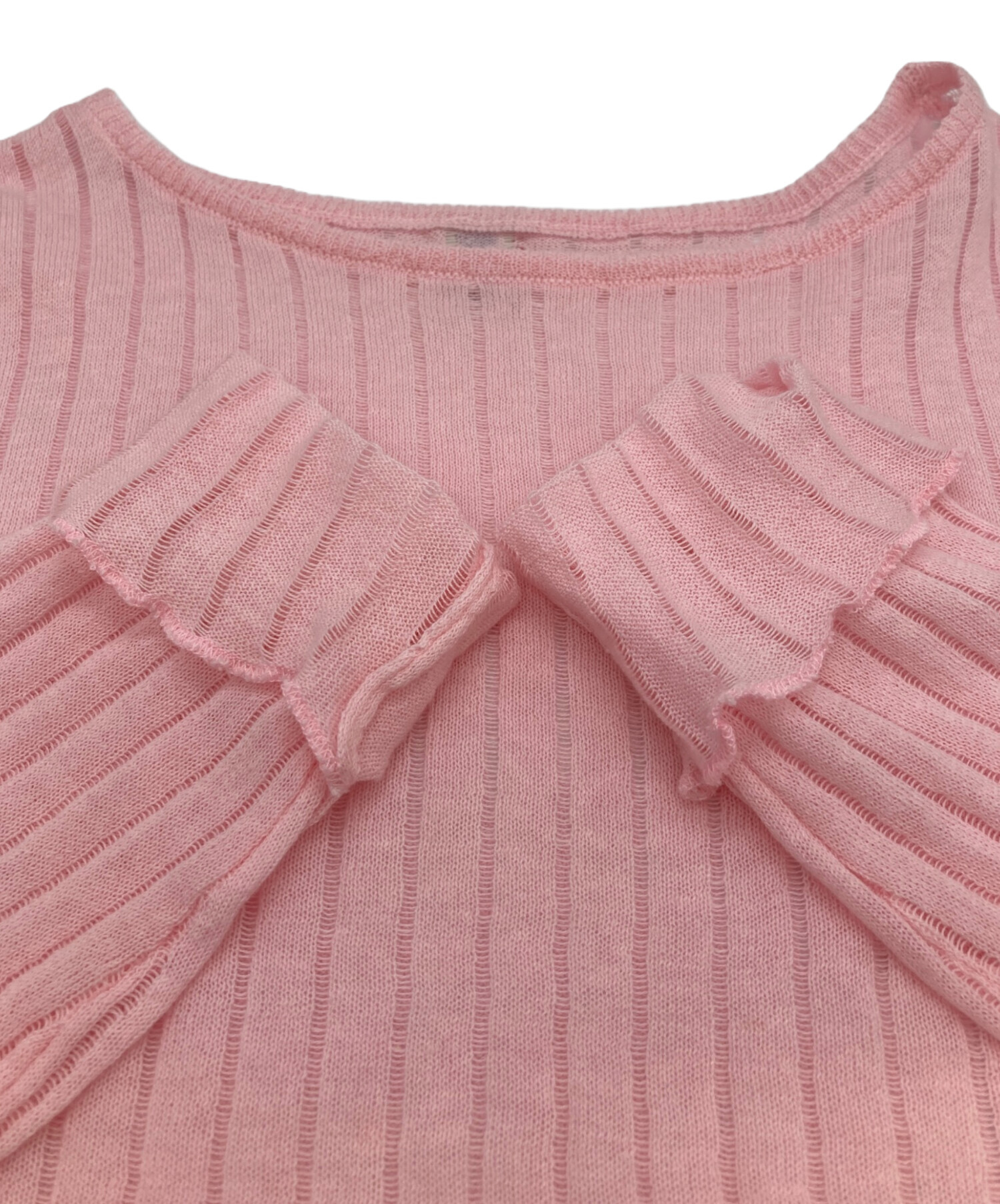 中古・古着通販】moose's (ムース) icy rib knit ピンク サイズ:FREE