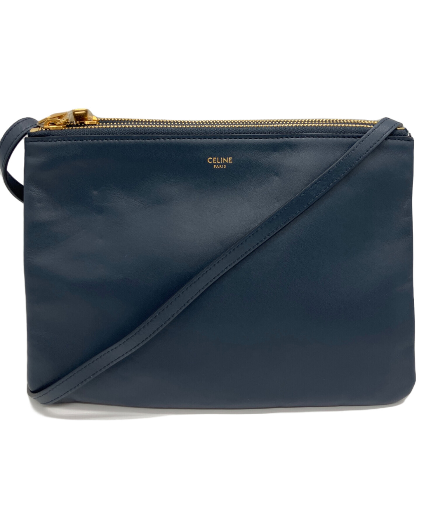 中古・古着通販】CELINE (セリーヌ) トリオラージ ネイビー｜ブランド 