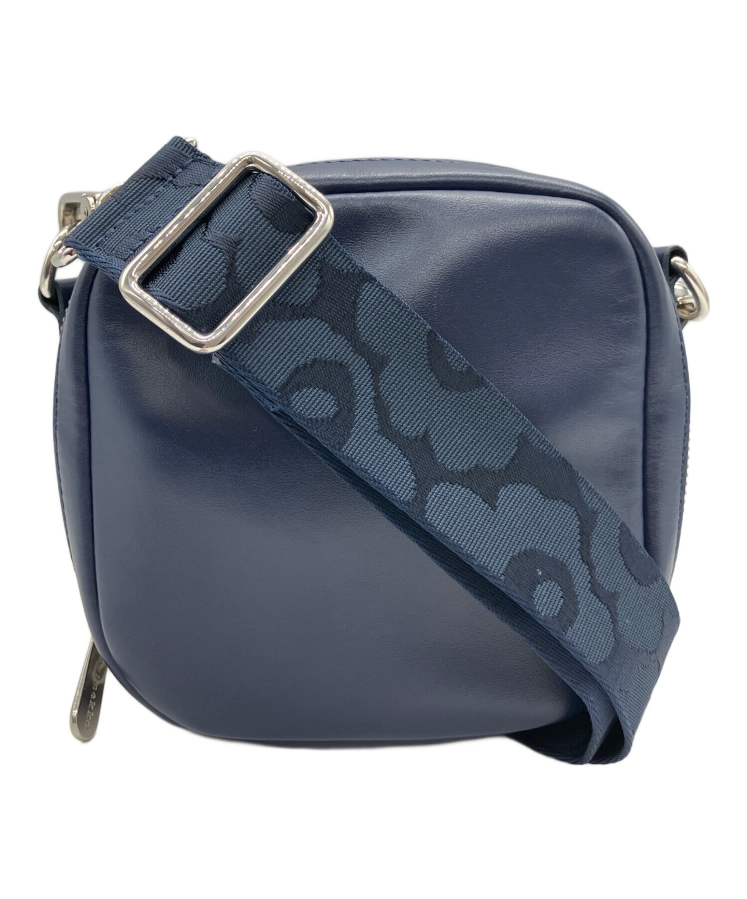 未使用品　marimekko ショルダーバッグ 中古・古着通販】marimekko (マリメッコ) ショルダーバッグ ネイビー