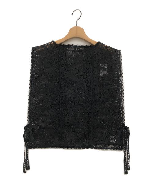 未使用タグ付 marble SUD リスレースサイドリボンジレ 黒 1.9万 中古・古着通販】Marble SUD (マーブルシュッド) リスレースサイド