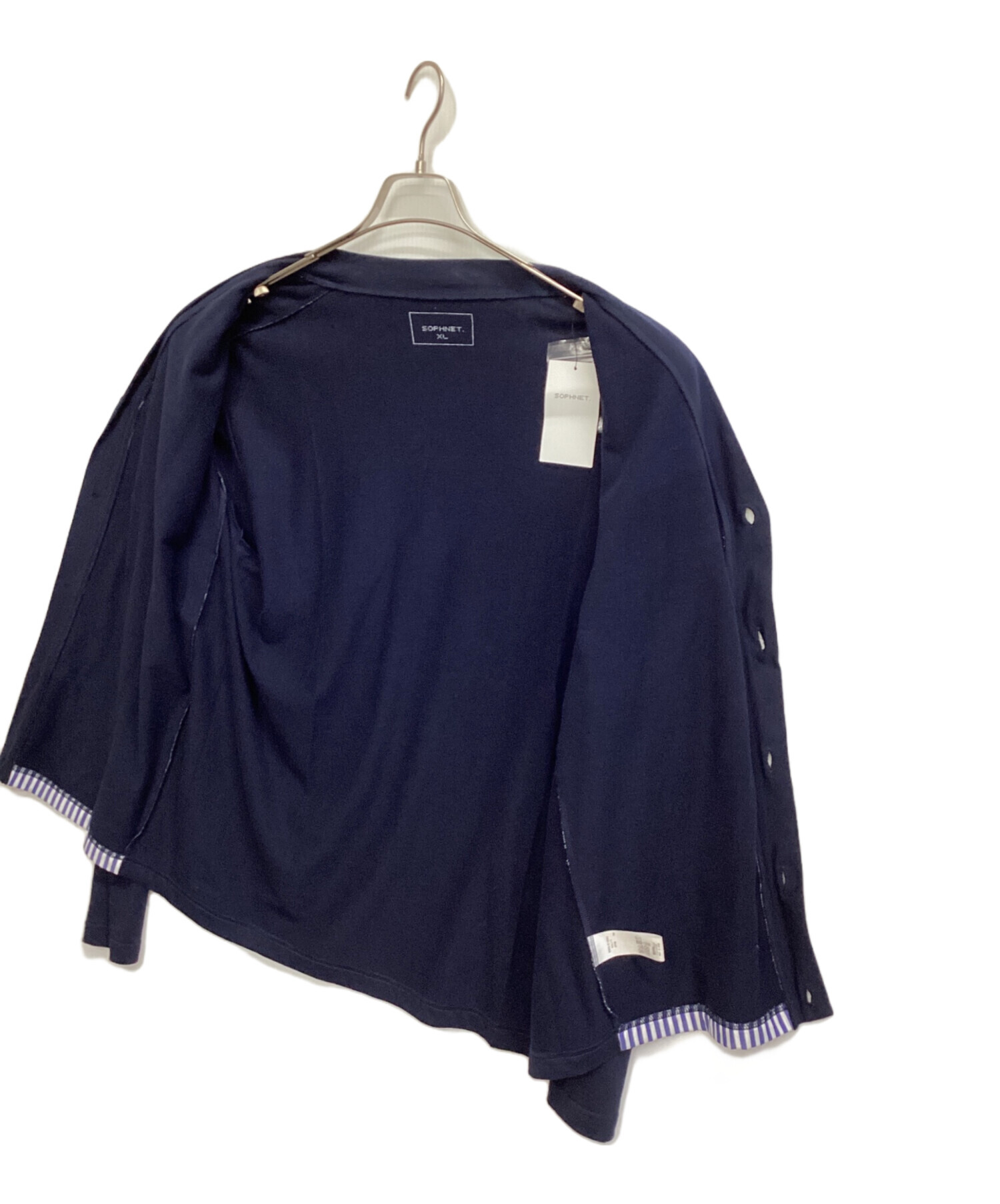 中古・古着通販】SOPHNET. (ソフネット) FRONT PANELED CARDIGAN