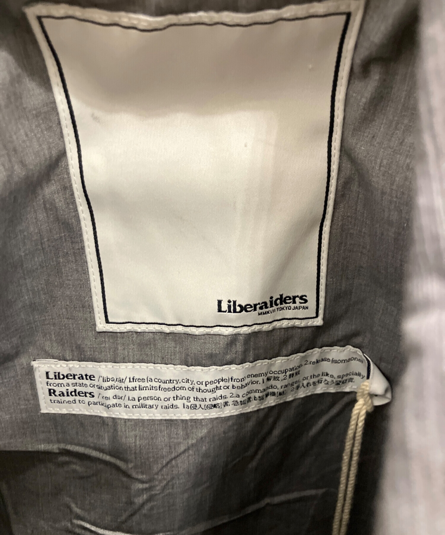 中古・古着通販】Liberaiders (リベレイダース) GARMENT DYED MILITARY