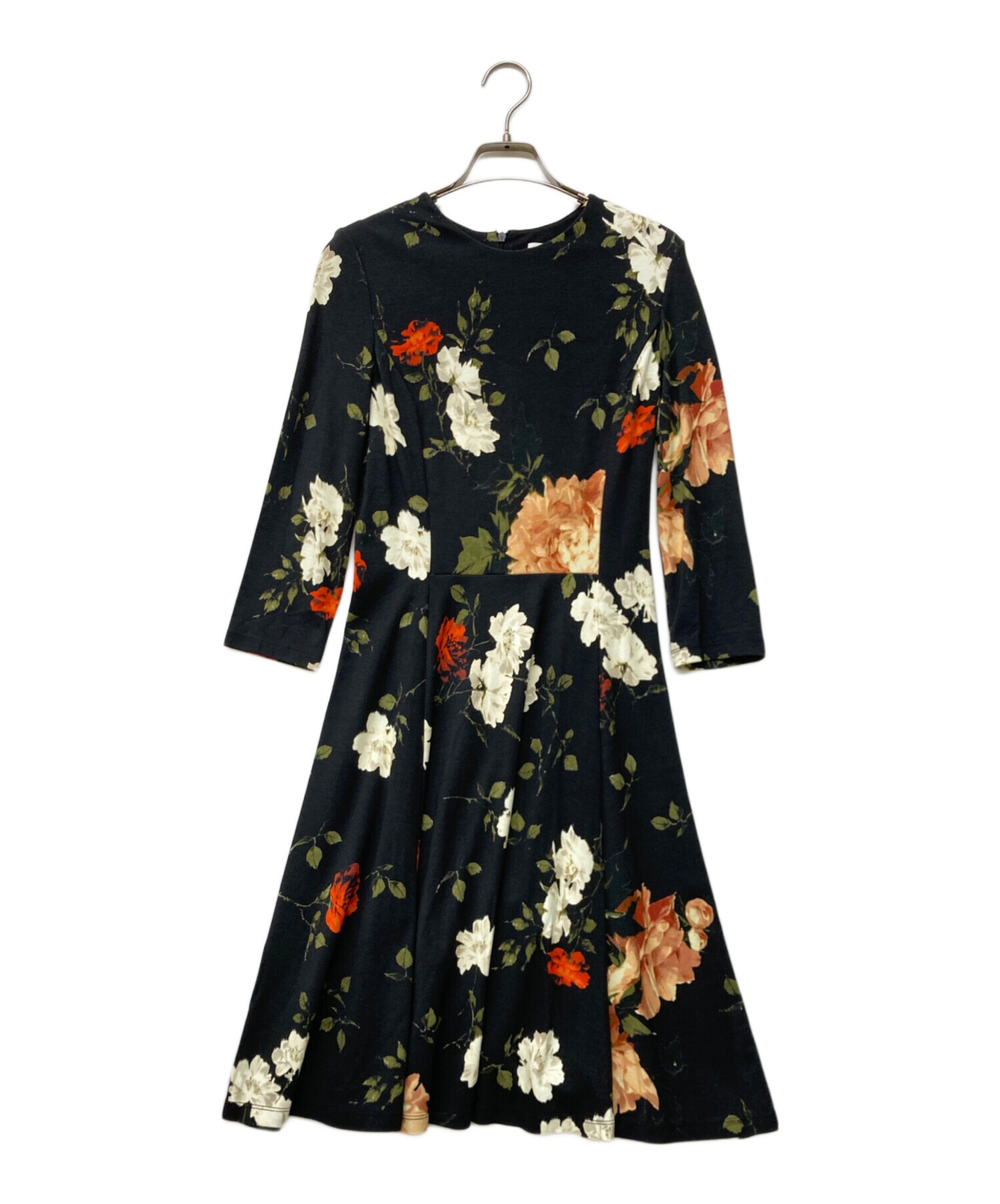 未使用　ERDEM アーデム　フローラル　花柄　フレア　ドレス ワンピース 中古・古着通販】ERDEM (アーデム) フローラル フレアミニドレス