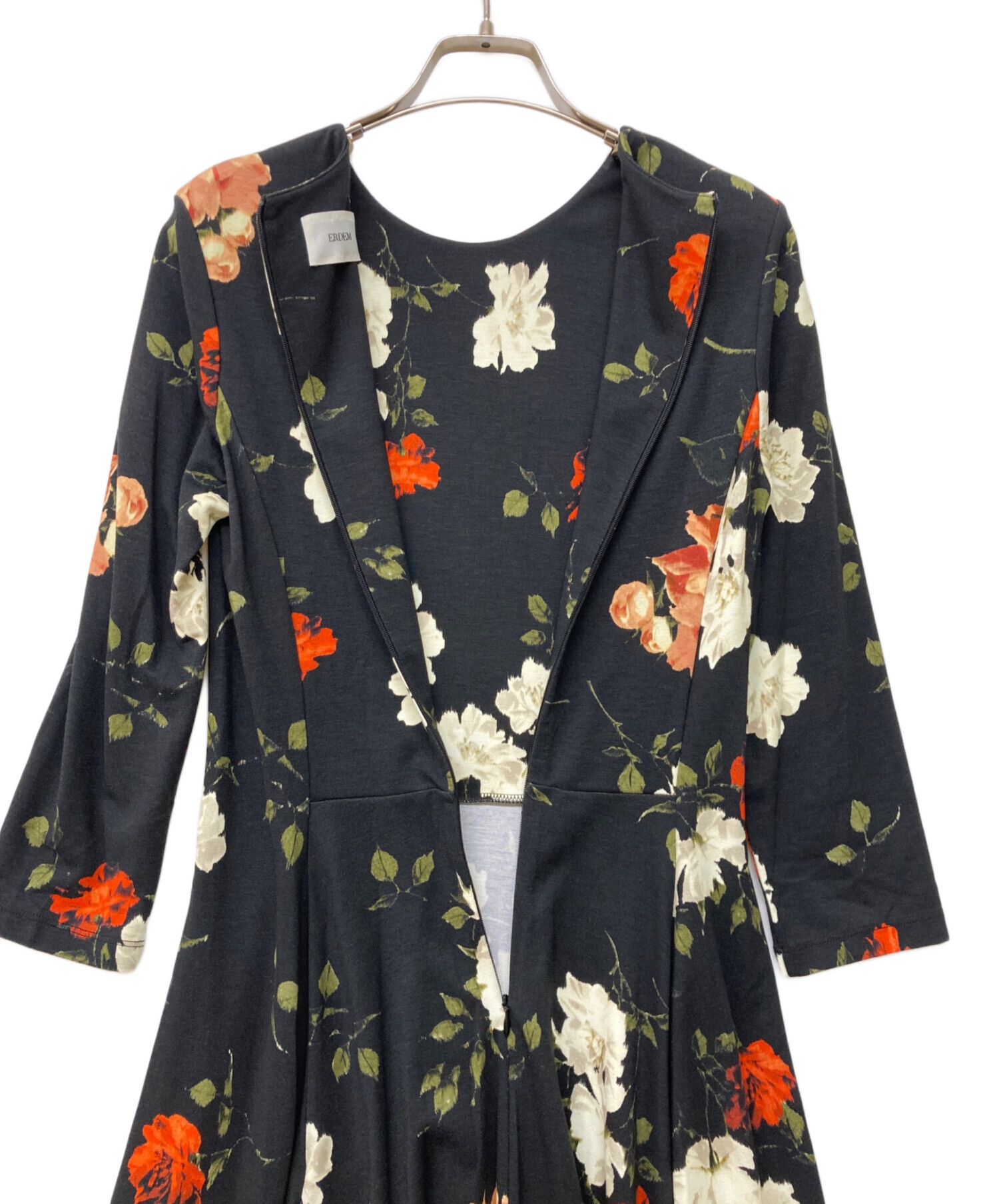 中古・古着通販】ERDEM (アーデム) フローラル フレアミニドレス