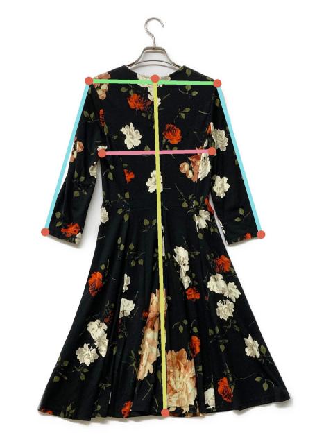 中古・古着通販】ERDEM (アーデム) フローラル フレアミニドレス