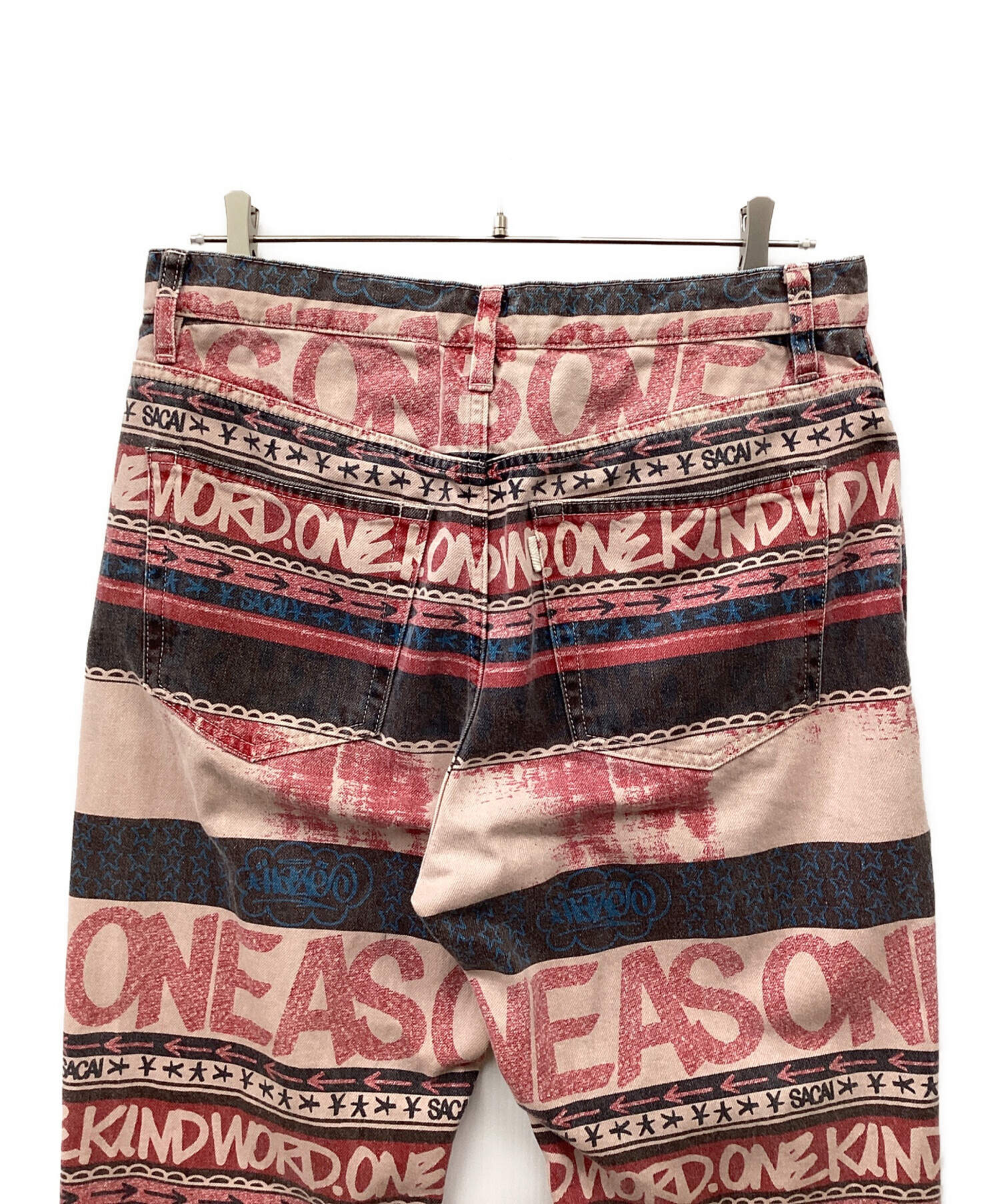 中古・古着通販】sacai (サカイ) Eric Haze Denim Pant ピンク サイズ 