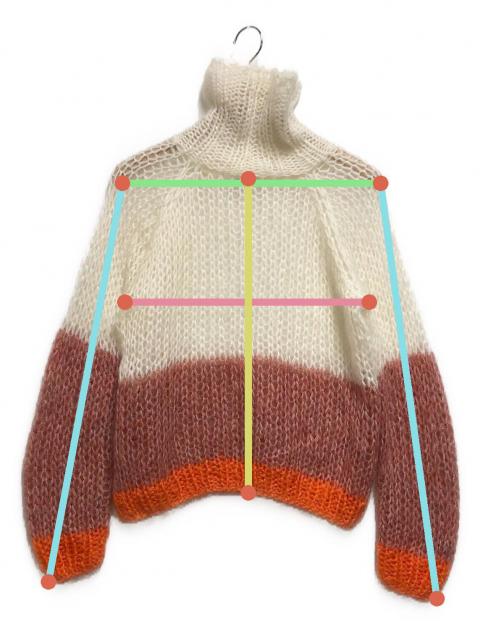 中古・古着通販】Maiami (マイアミ) モヘアタートルネックニット